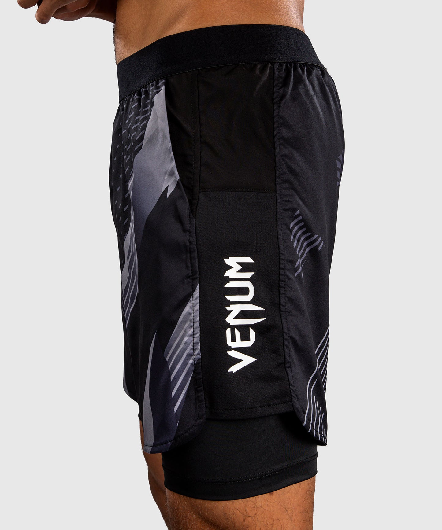 Venum No-Gi 6.0 Trainingsshorts - Schwarz/Weiß