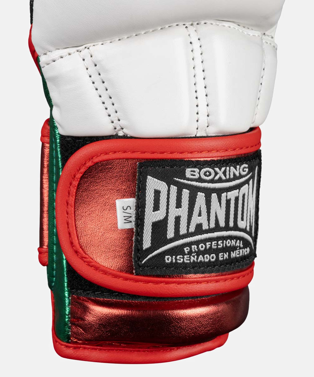 Phantom Athletics Mexico Guantes de Sparring MMA - Blanco/Verde/Rojo