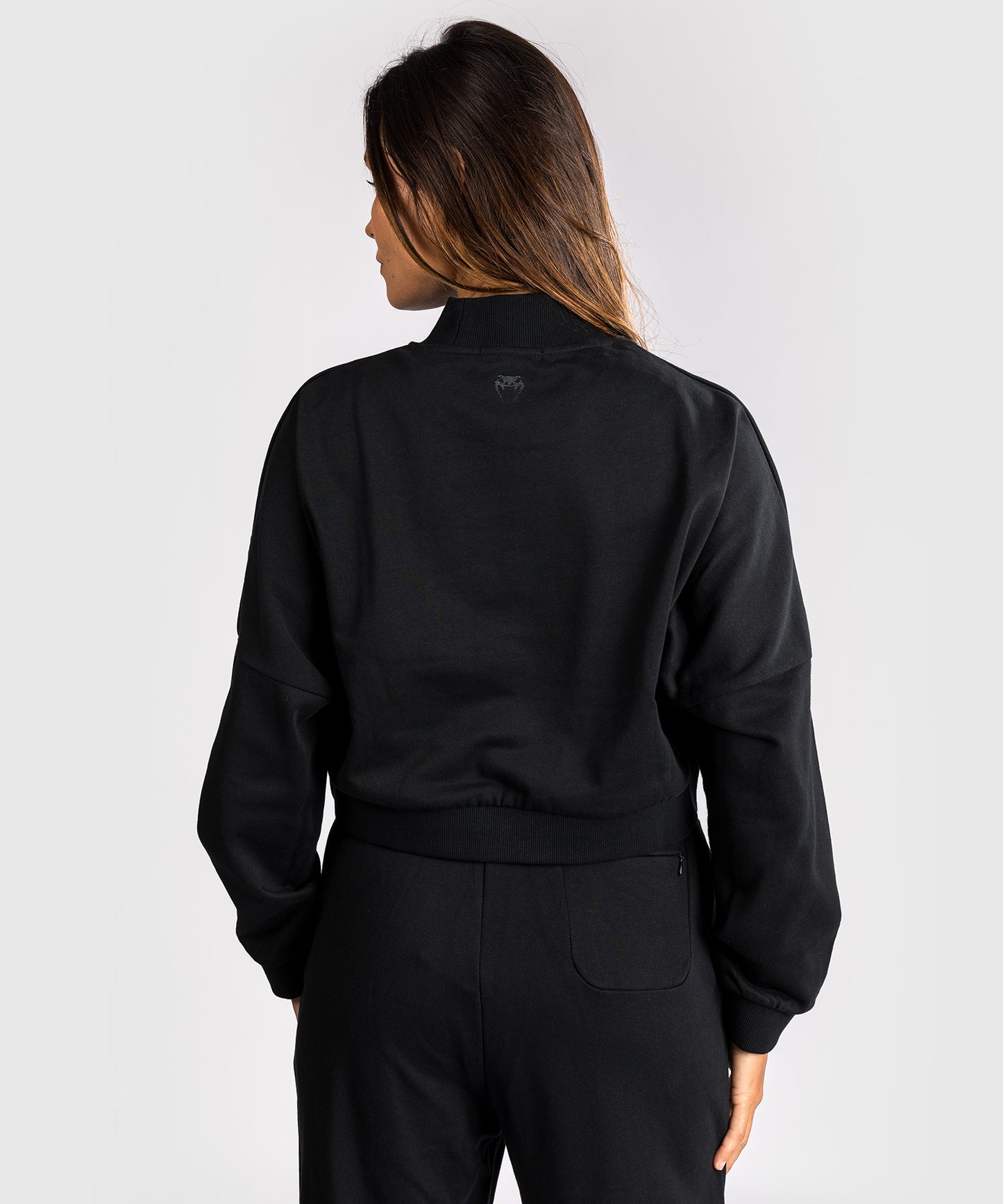 Venum Pulse Felpa Cropped da Donna - Nero/Bianco
