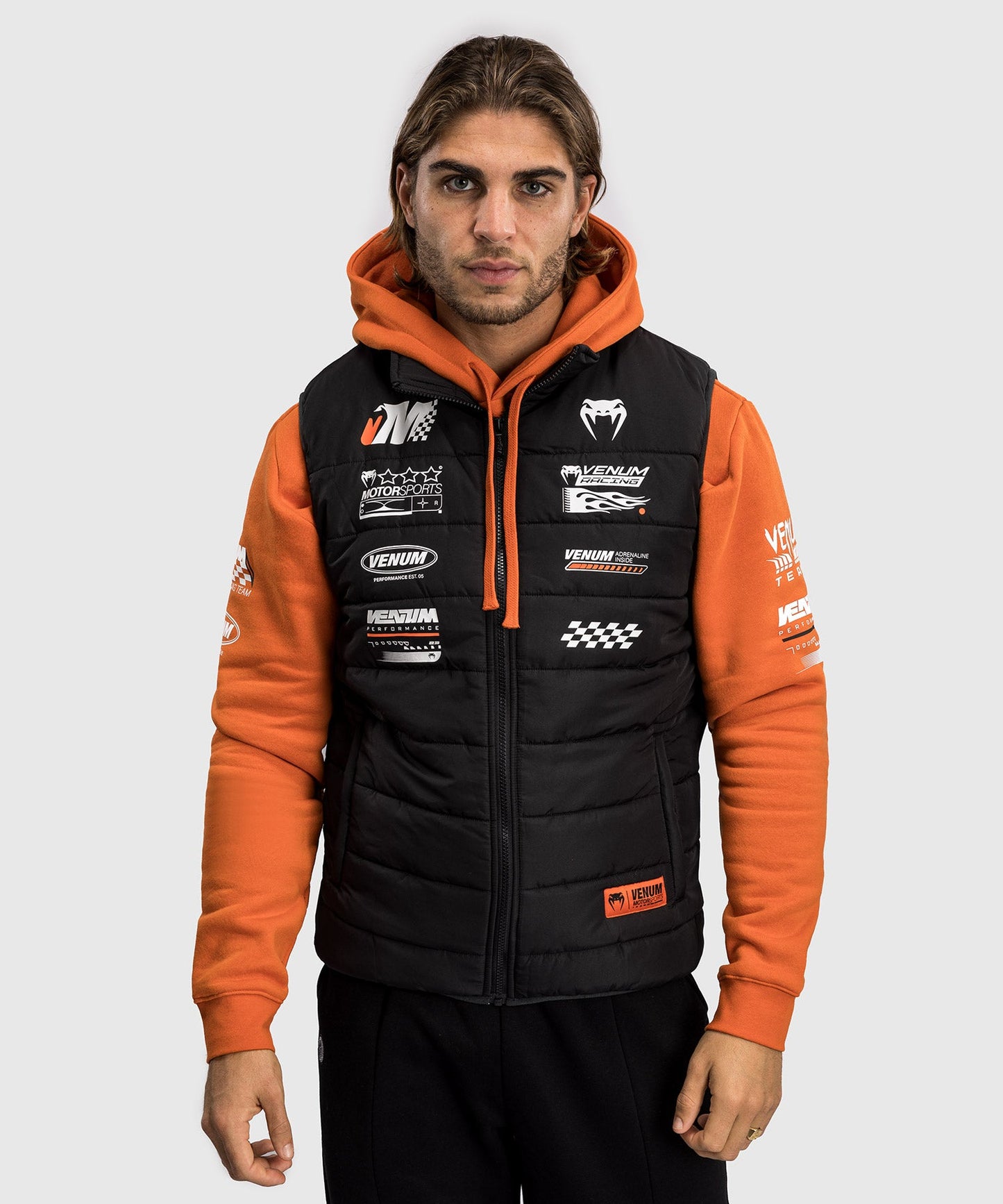 Venum Motorsport Daunenjacke - Tiefschwarz