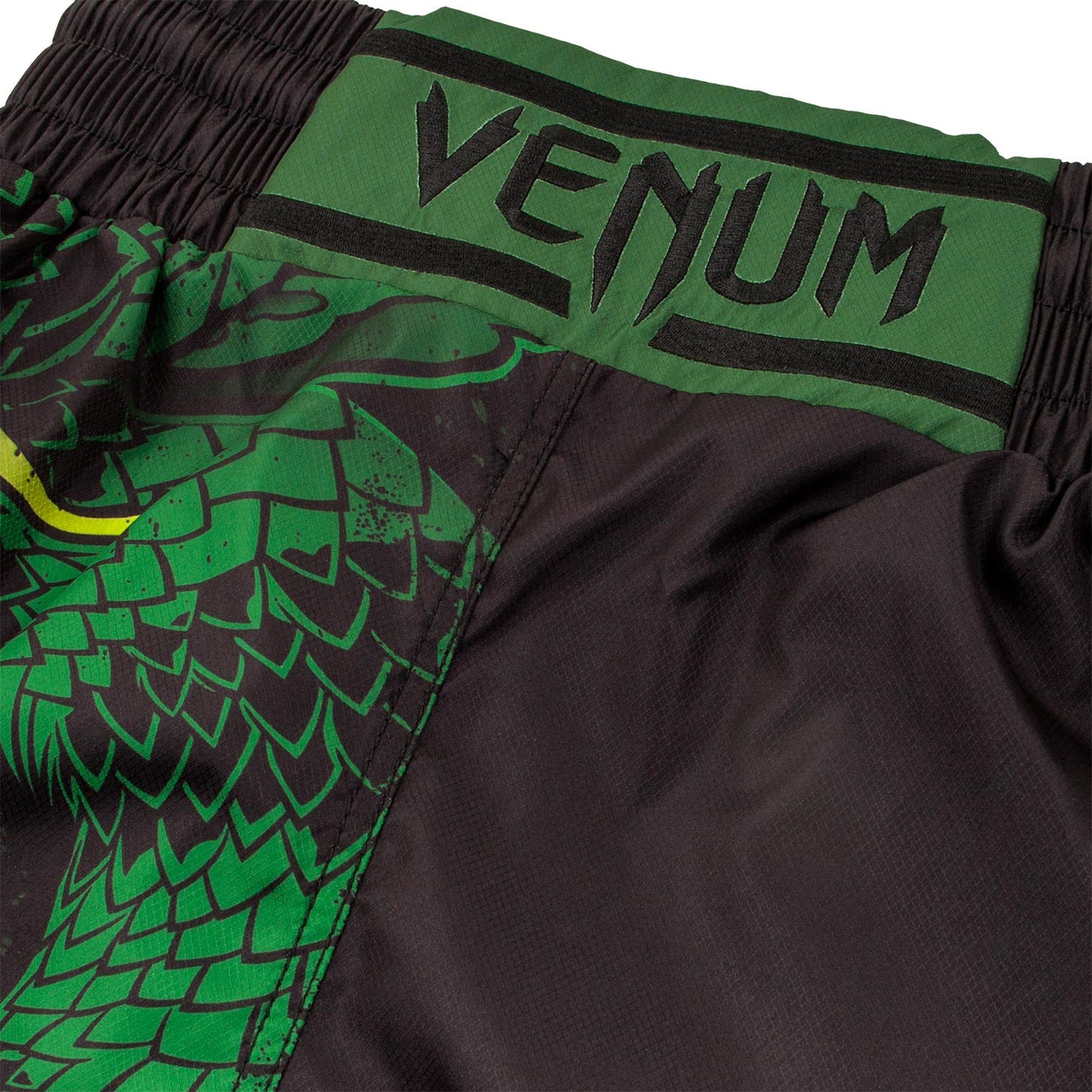 Venum Green Viper Boxing Shorts - Black/Green