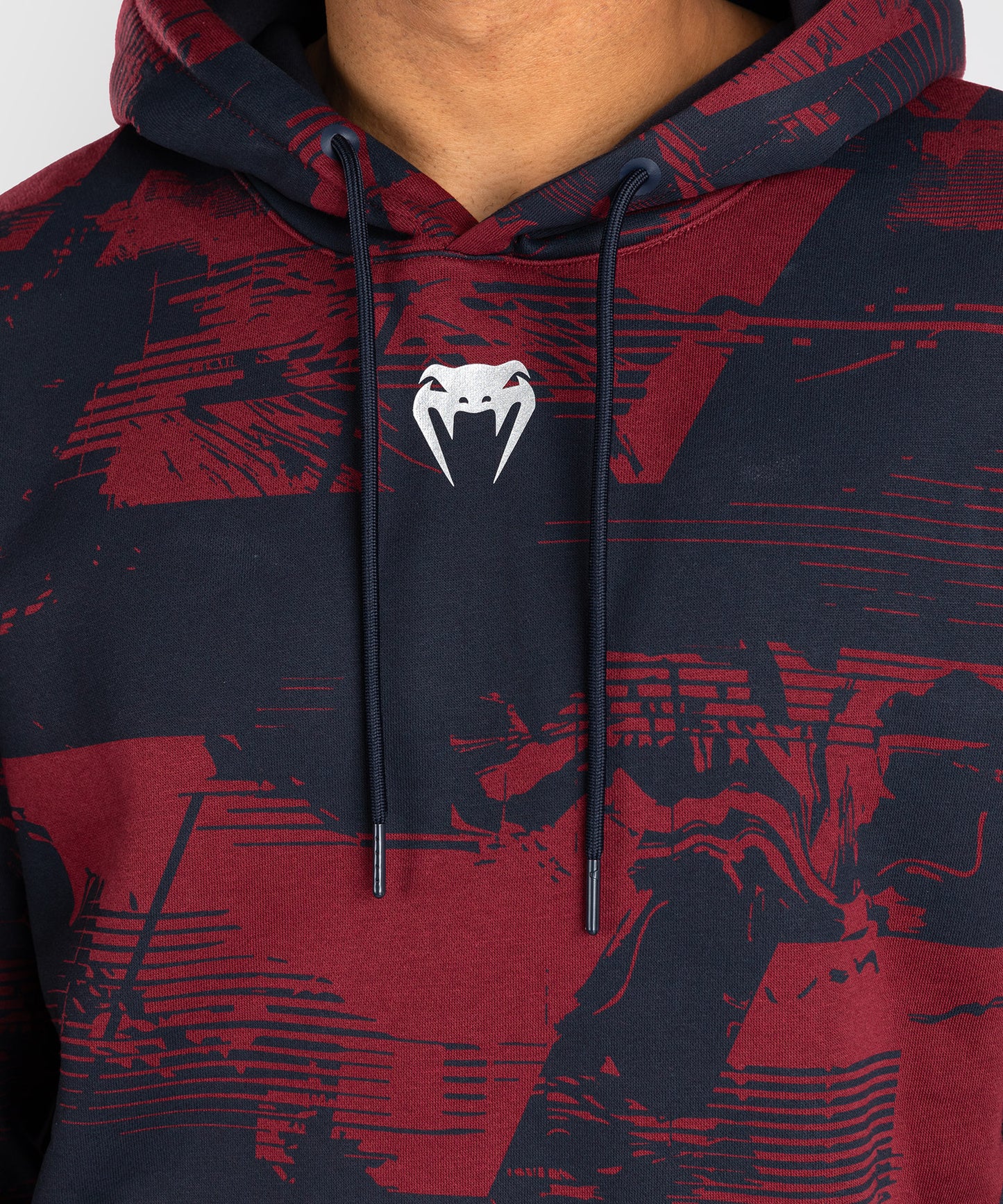 UFC Zenith by Venum Authentic Fight Week Sudadera Hombre - Azul marino/Burdeos/Plateado