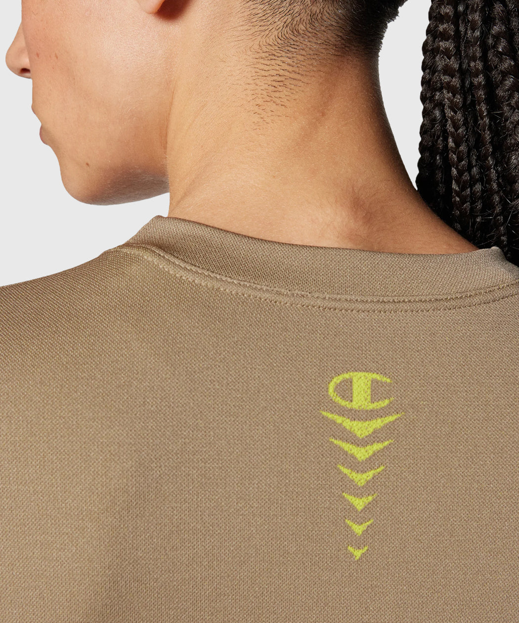 Champion Seamless Women's Crew Neck Top - Beige