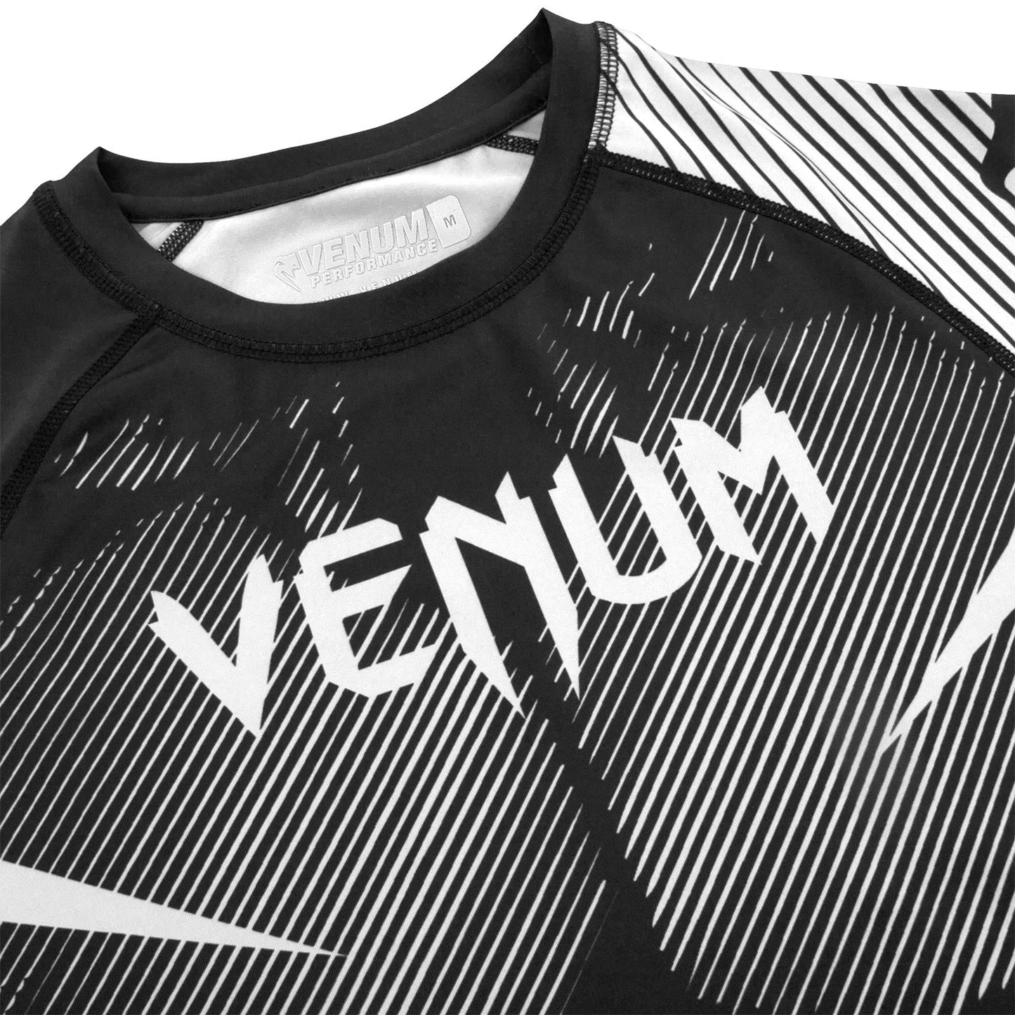 Rashguard Venum NoGi 2.0 - IBJJF Approved Long Sleeve - Black/White