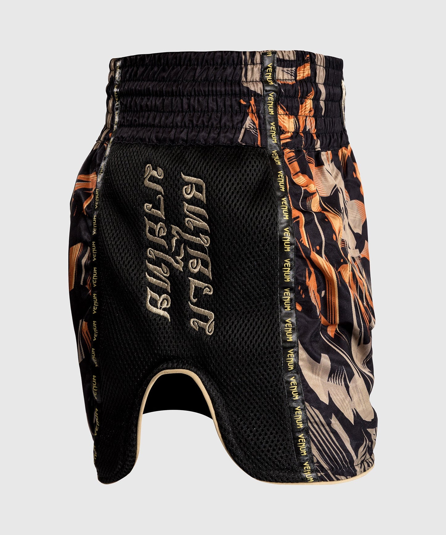 Venum Tiger Muay Thai Shorts - Schwarz/Neonorange