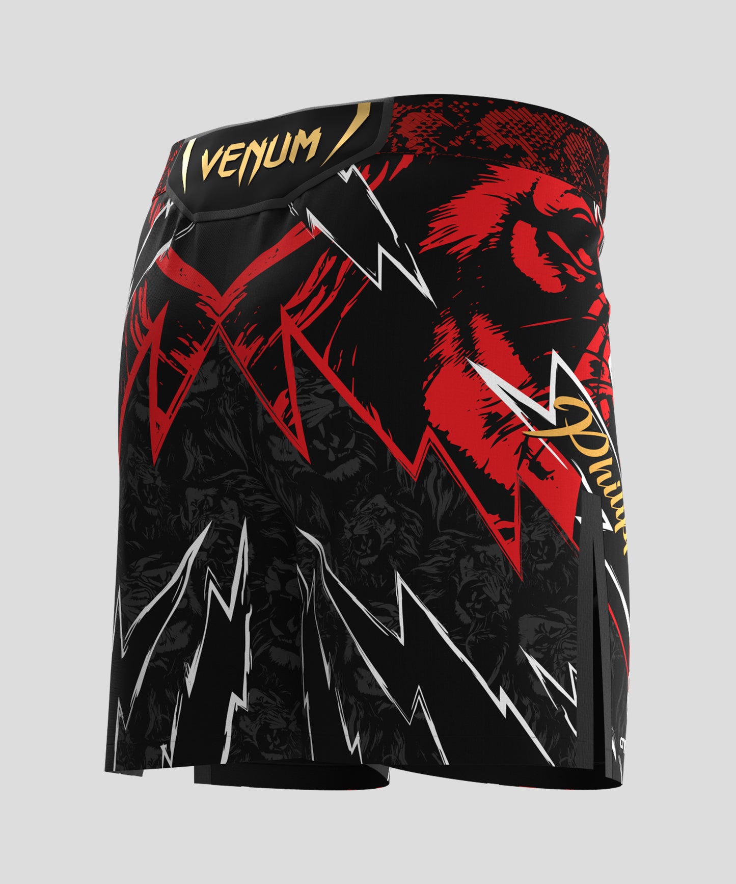 UFC Unrivaled by Venum Jon Jones Pantalones Cortos de Lucha para Hombres - Rojo