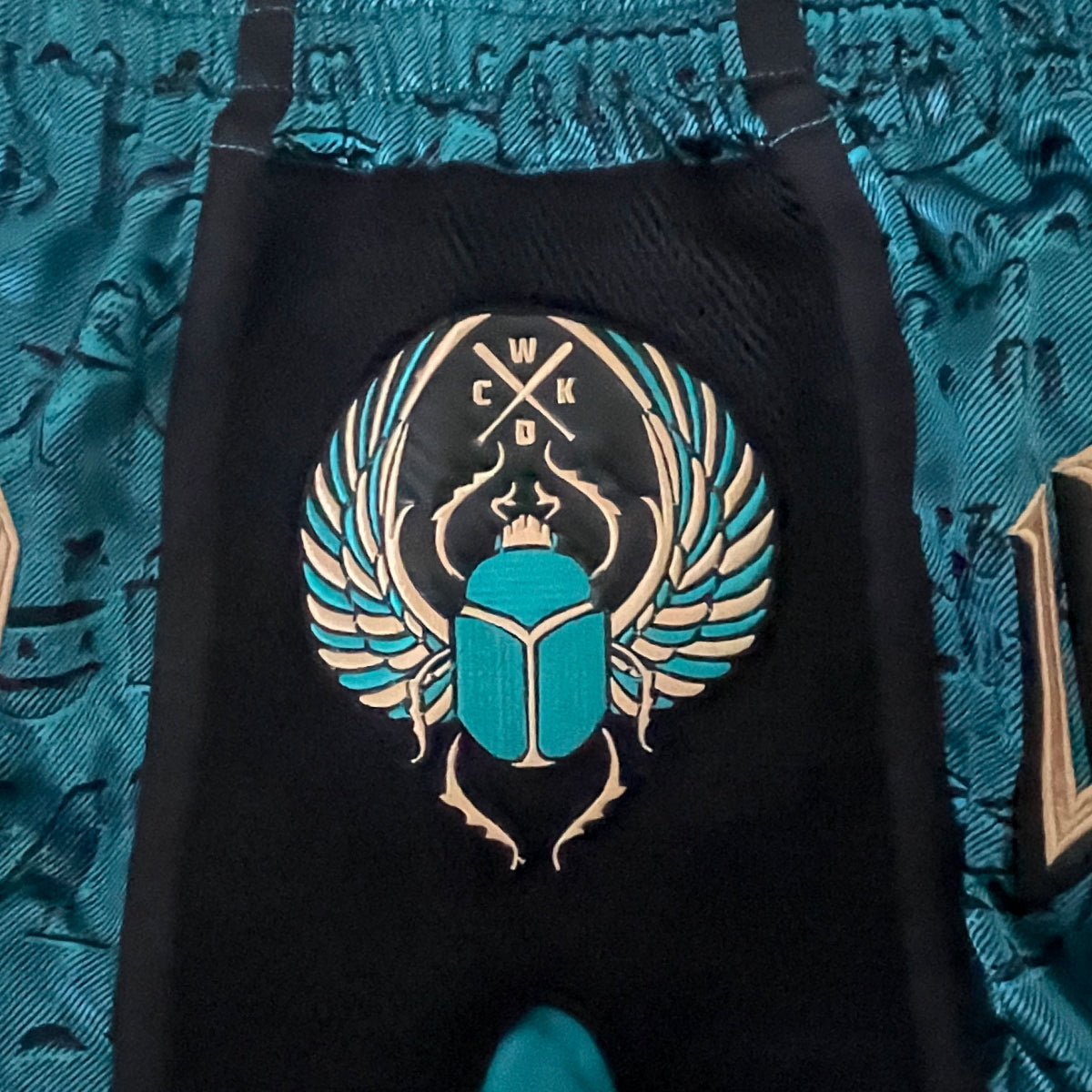Short de Muay Thai Wicked One Pharaoh - Turquoise