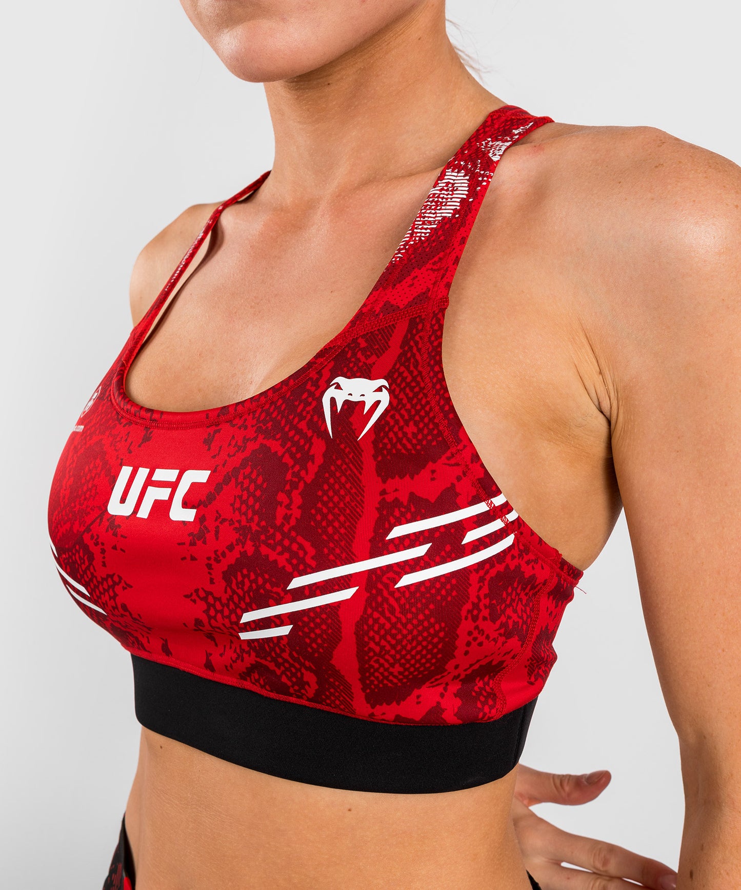 UFC Adrenaline by Venum Authentic Fight Night Women’s Sports Bra - Red