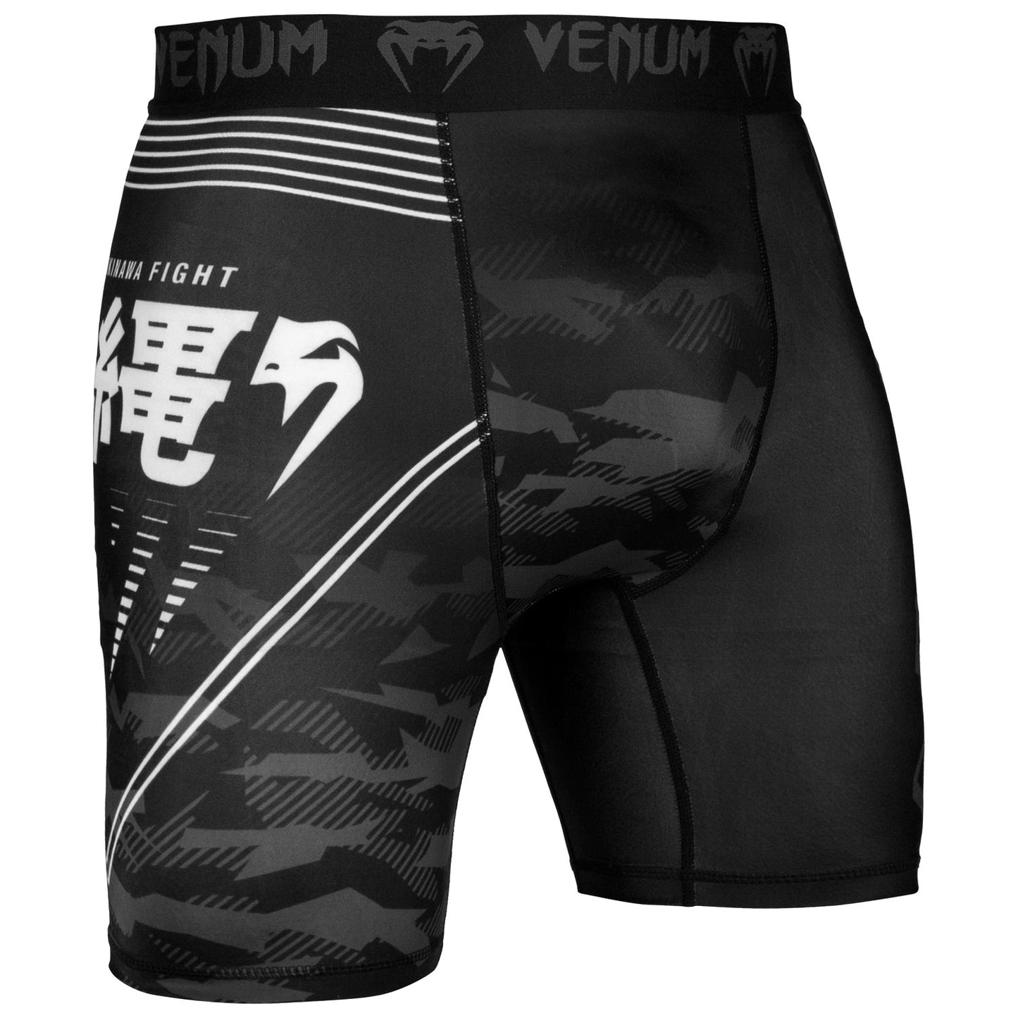 Venum Okinawa 2.0 Compression Shorts - Black/White