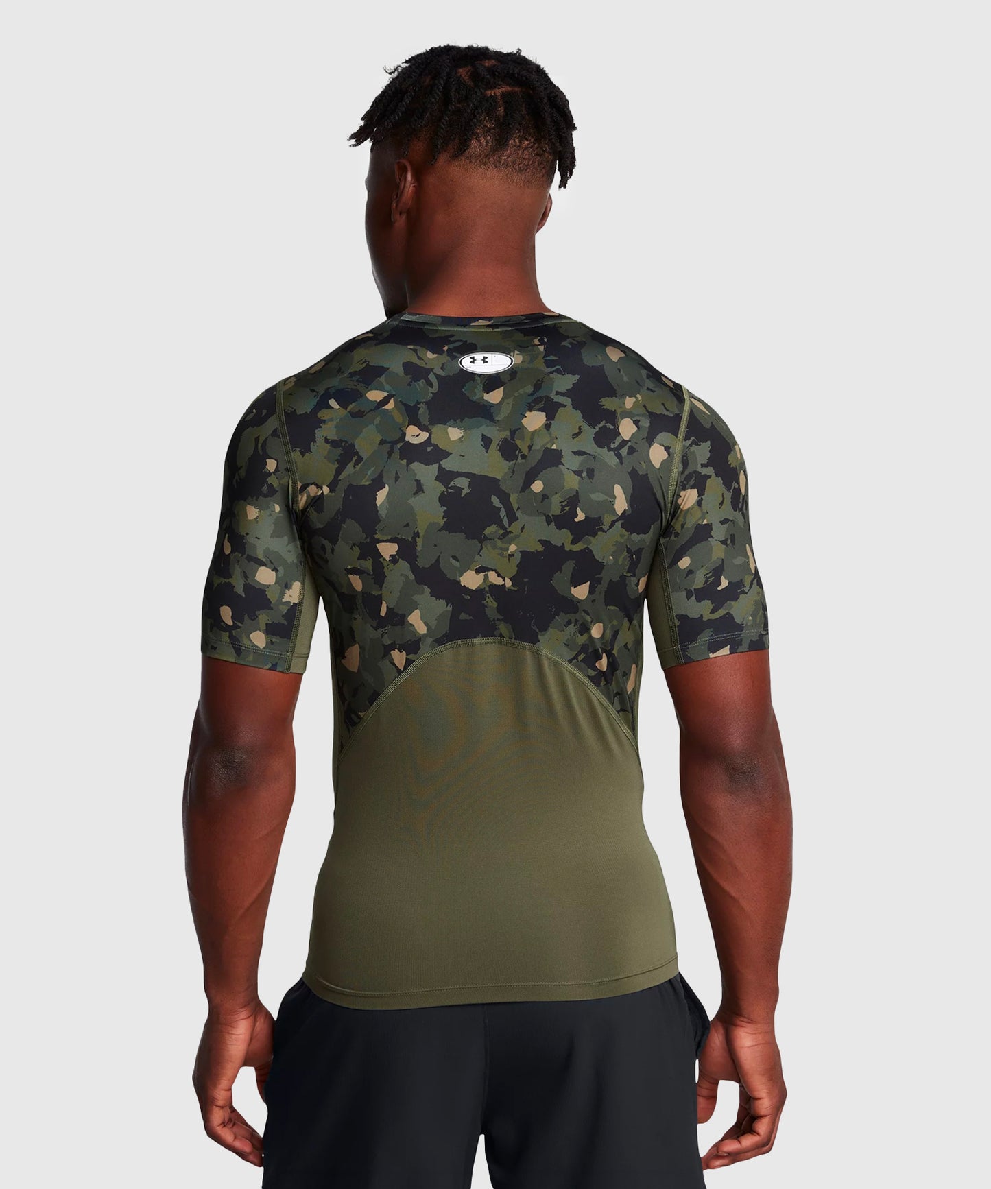Under Armour Heatgear T-Shirt de Compresión – Caqui/Beige