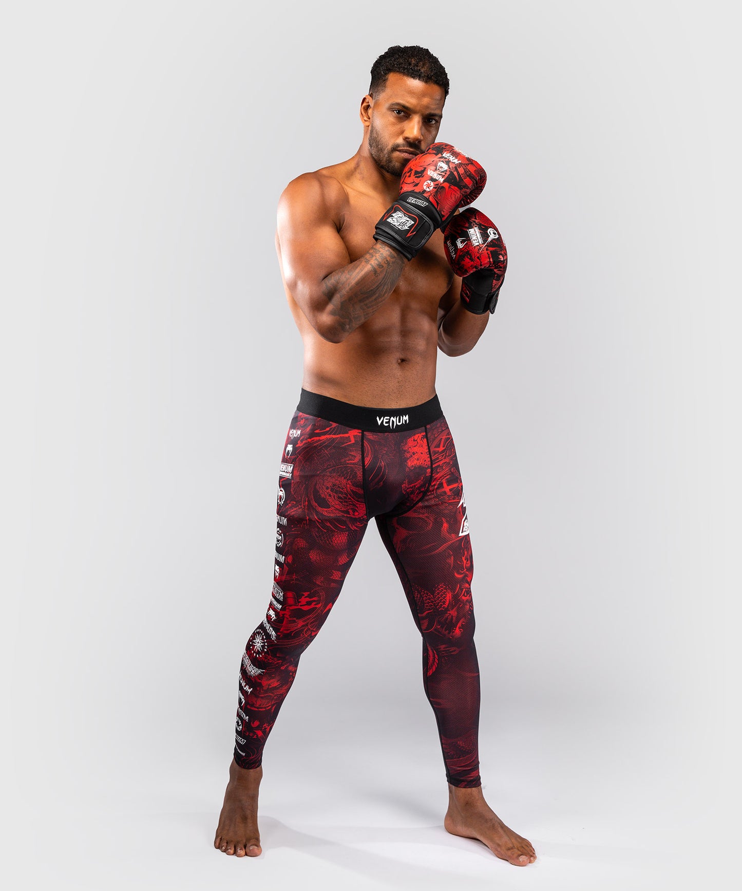 Venum 20th Anniversary Spats - Negro/Rojo