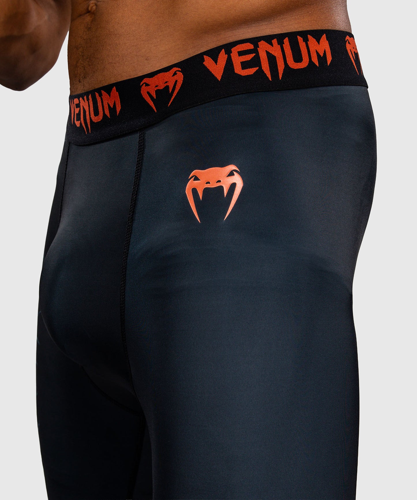 Pantalon de compression Venum Thunder Dragon – Noir/Gris/Cuivre