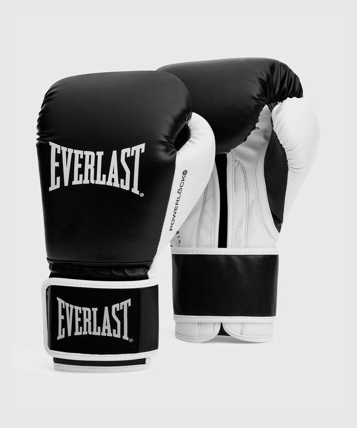 Everlast Powerlock Og Training Boxhandschuhe - Schwarz/Weiß
