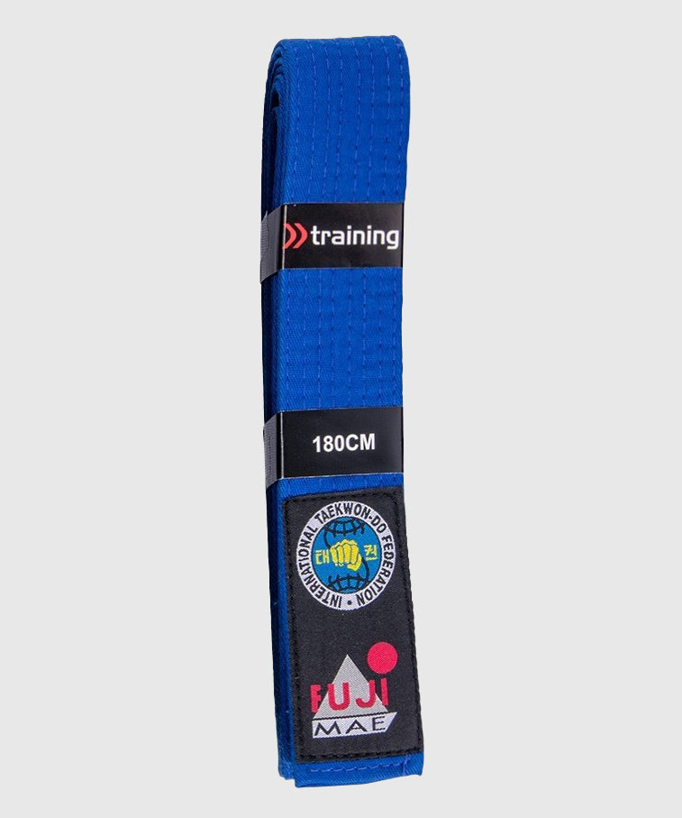 Ceinture de taekwondo ITF Fujimae - Bleu