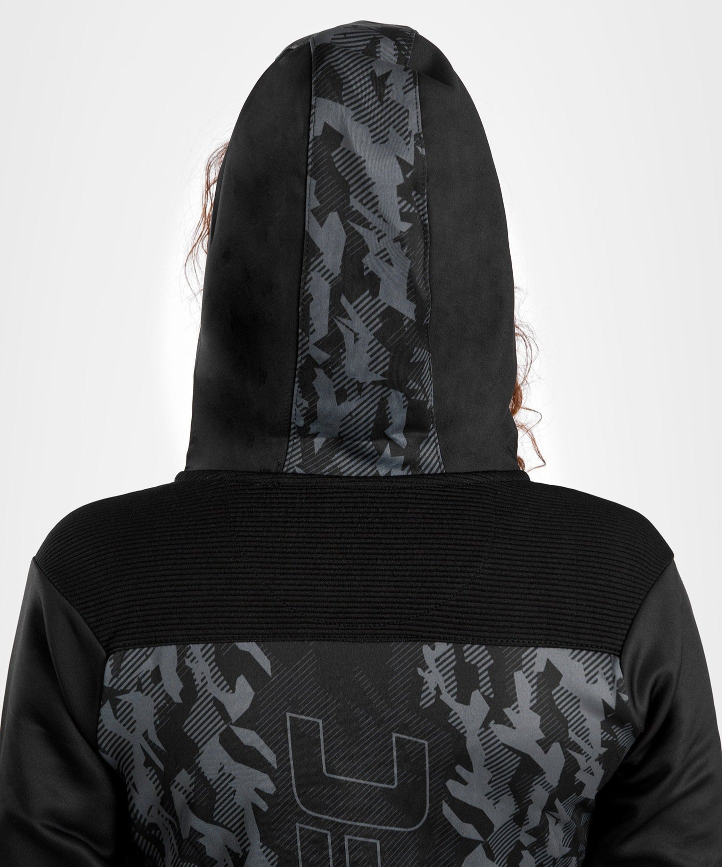 Women's Zipped Sweatshirt UFC Venum Authentic Fight Week - Black