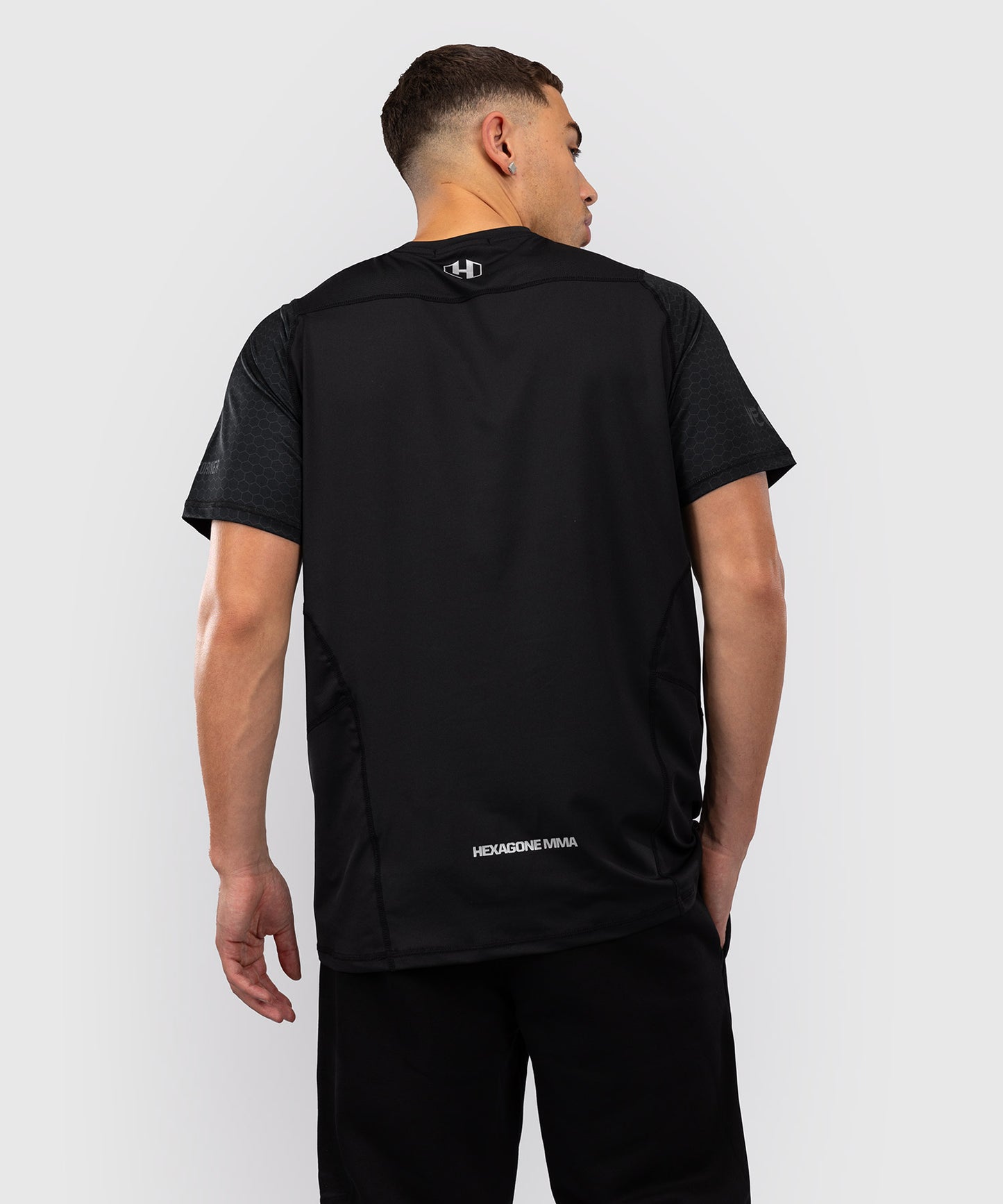 T-shirt Dry Tech Foot Korner x Venum Hexagon MMA Noir/Argent
