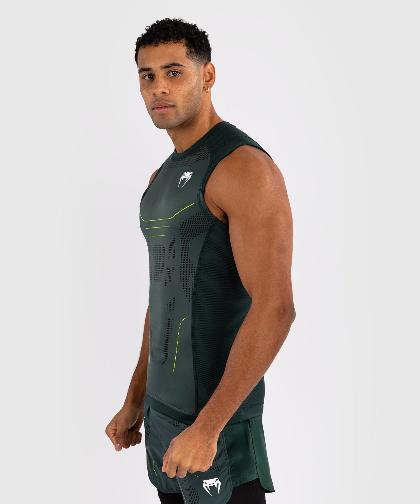 Rashguard Sans Manches Venum Technical 3.0 - Vert Forêt
