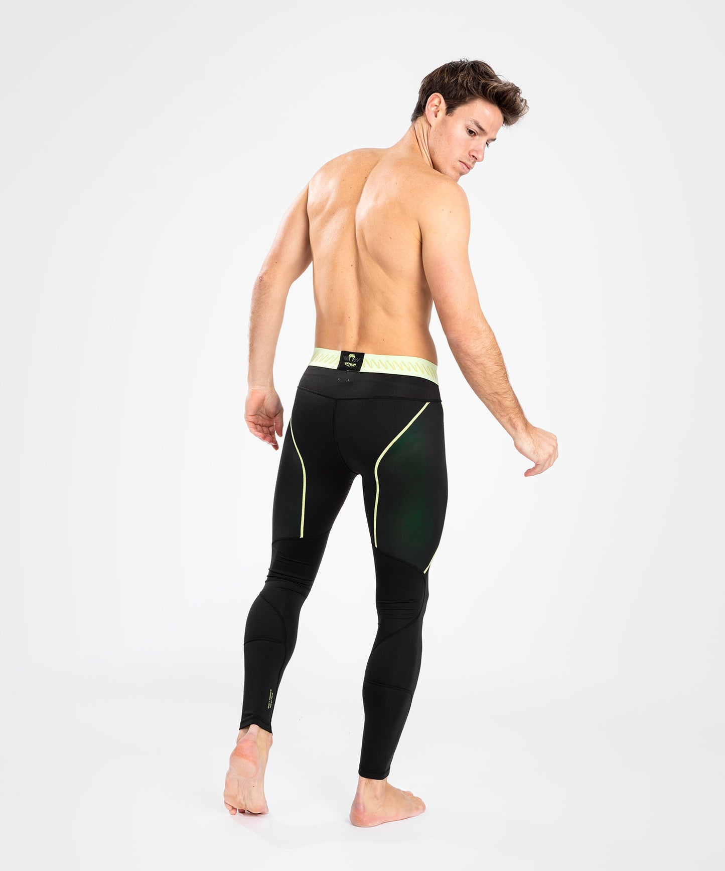 Venum Fusion 2.0 Polainas para hombre - Negro/Amarillo