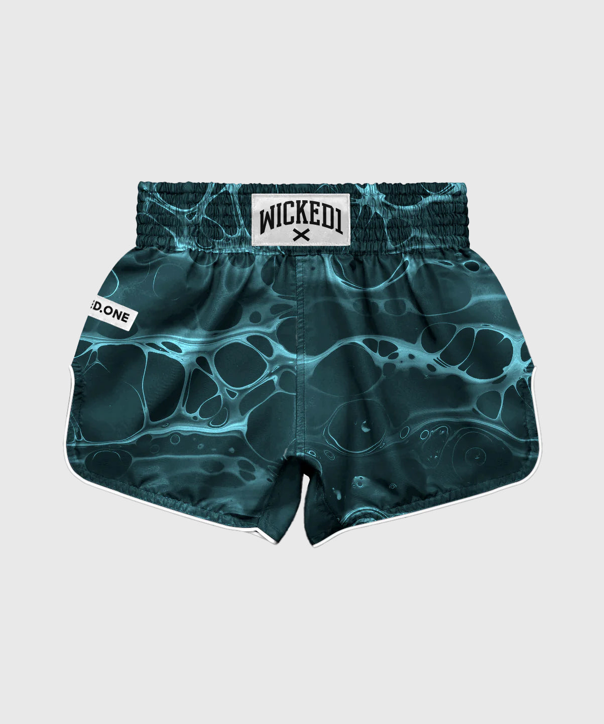 Wicked One Abstract Muay Thai Shorts - Green
