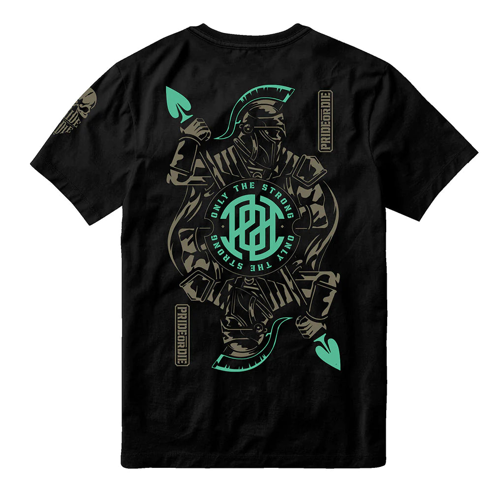 T-shirt Pride Or Die Only The Strong - Noir