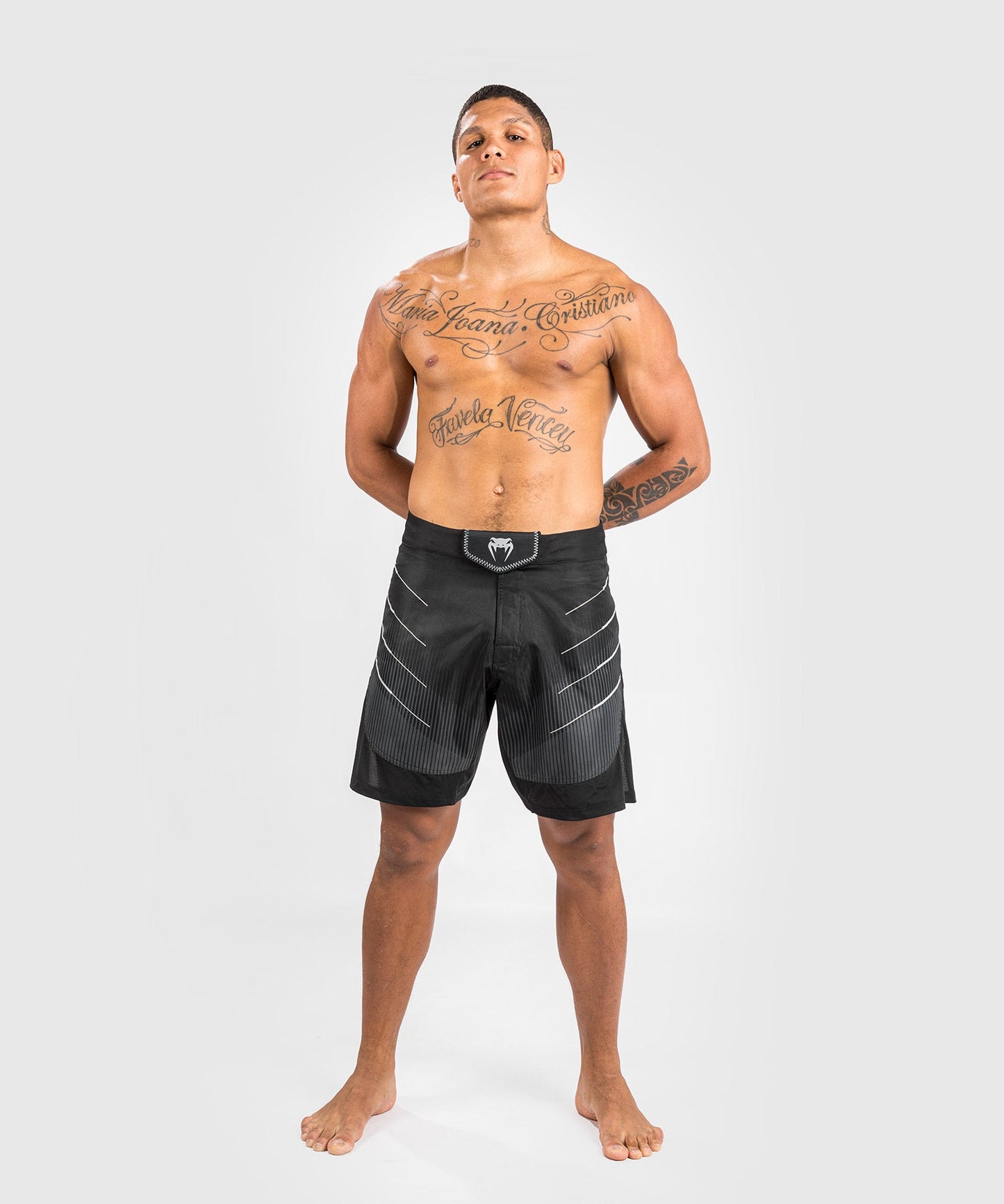 Fightshort Venum Biomecha - Black/Grey