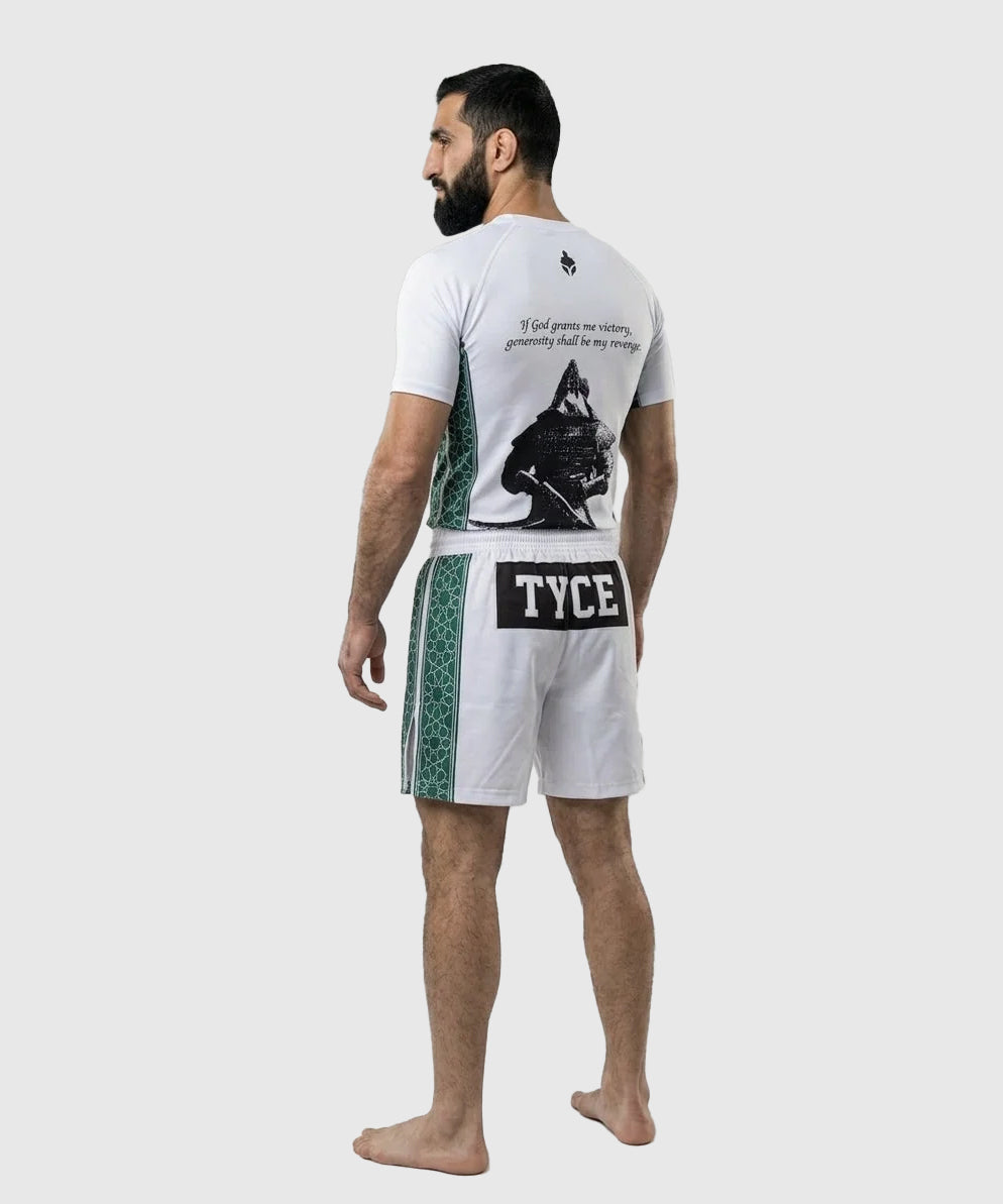 TYCE CULTURE OF WAR Saladin Grappling-Rashguard - Weiß