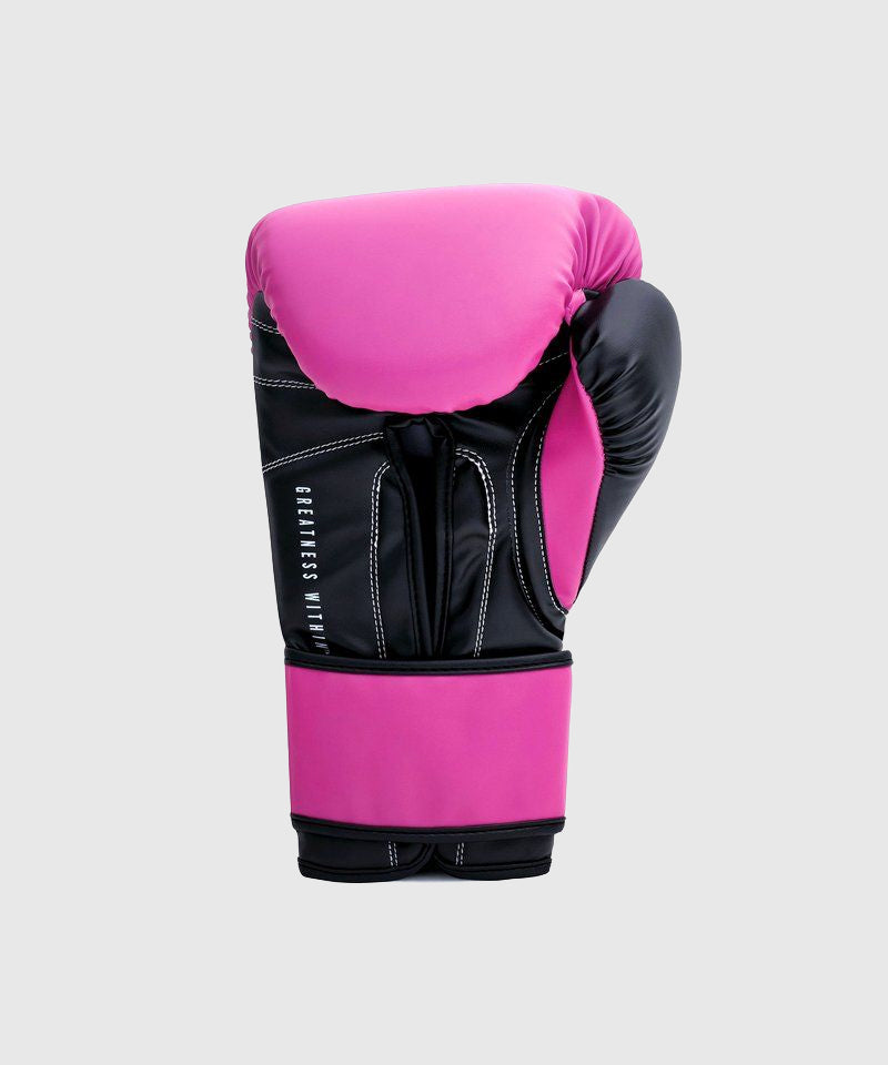 Gants de boxe Everlast Powerlock OG Training - Rose/Noir