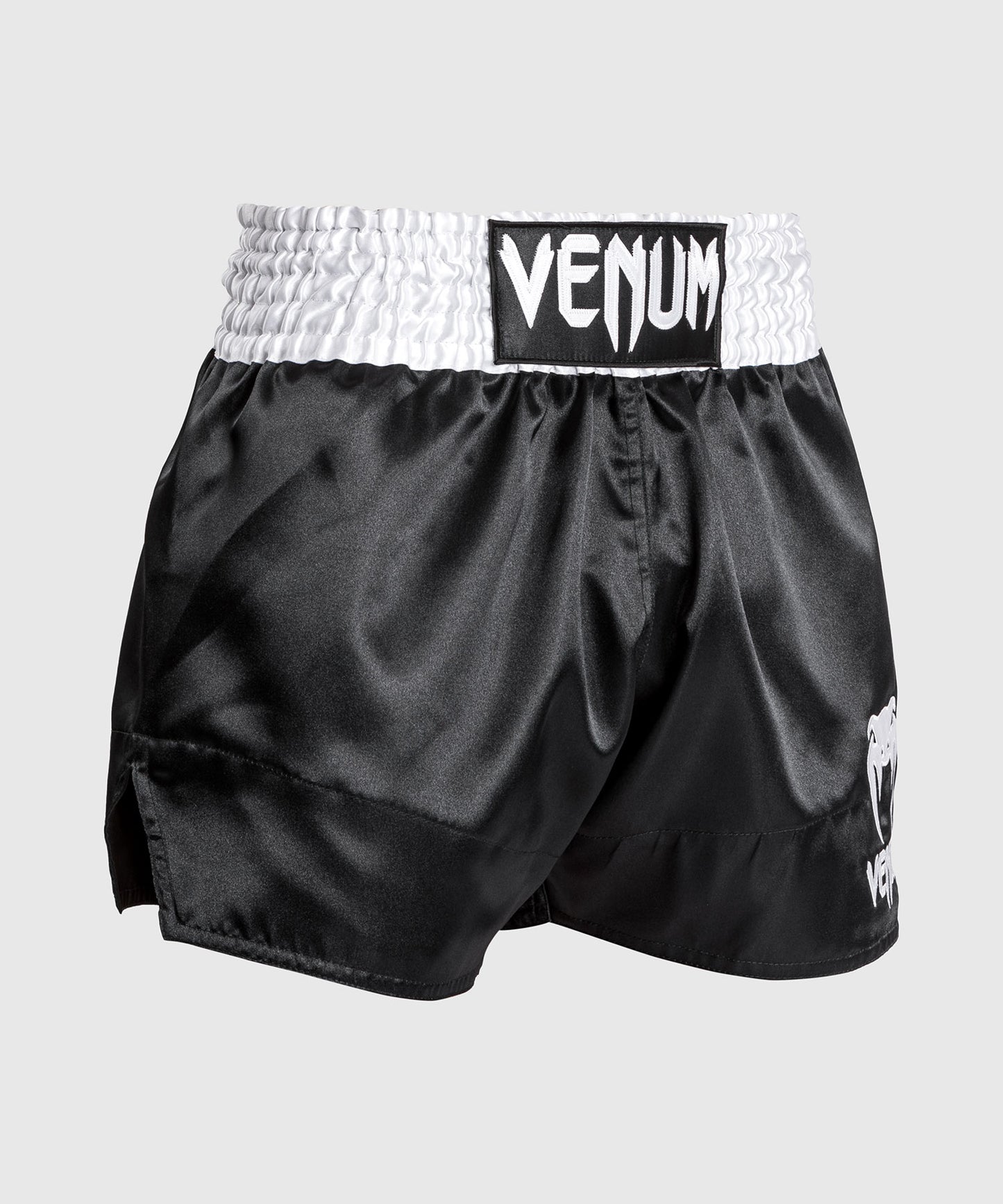 Venum Classic - Short Muay Thaï Blanc/Noir/Blanc