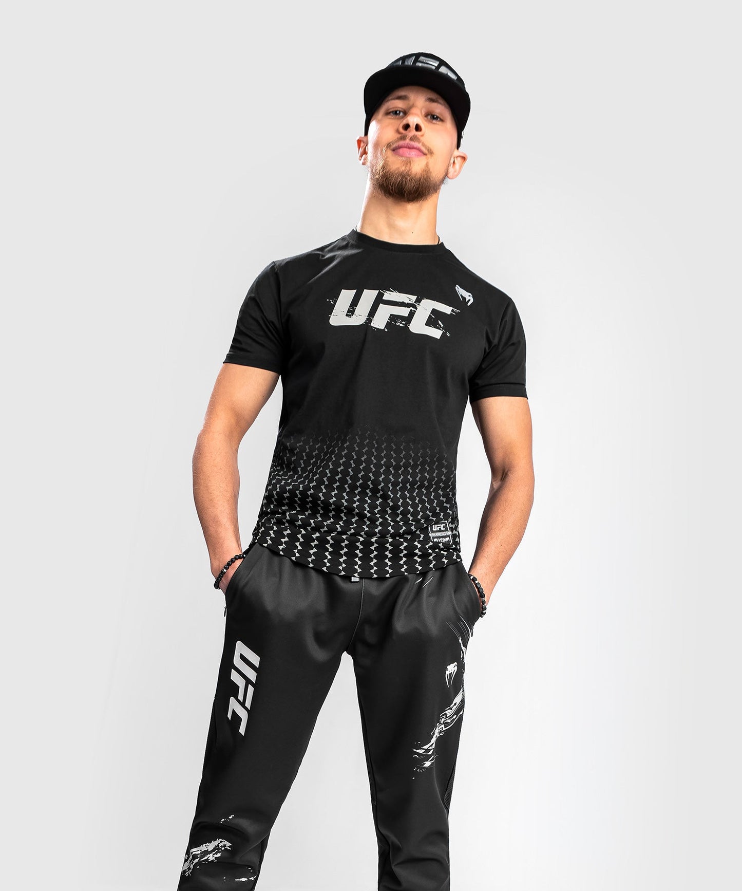 UFC T-Shirt Venum Authentic Fight Week 2.0 - Short Sleeve - Black