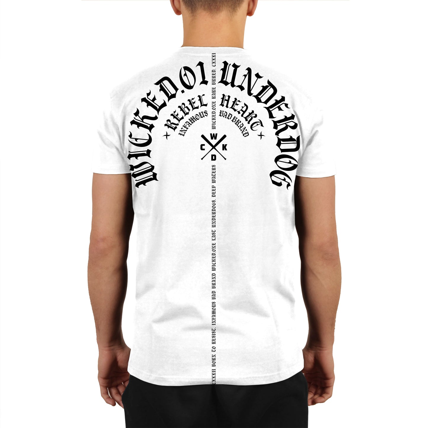T-Shirt Wicked One Chains - Blanc