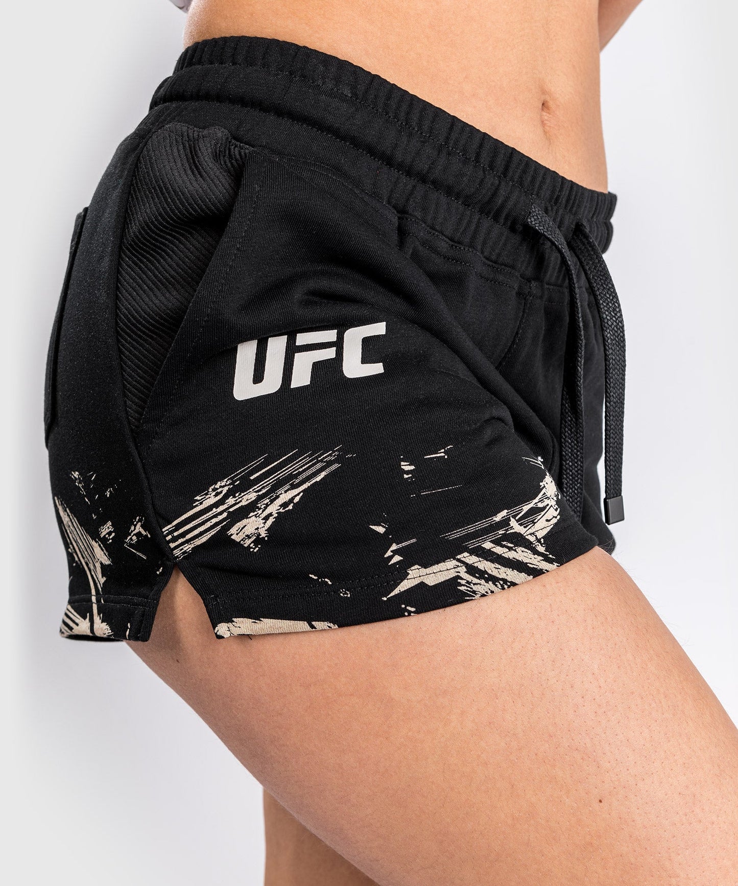 UFC Venum Authentic Fight Week 2.0 Shorts - For Women - Black/Sand