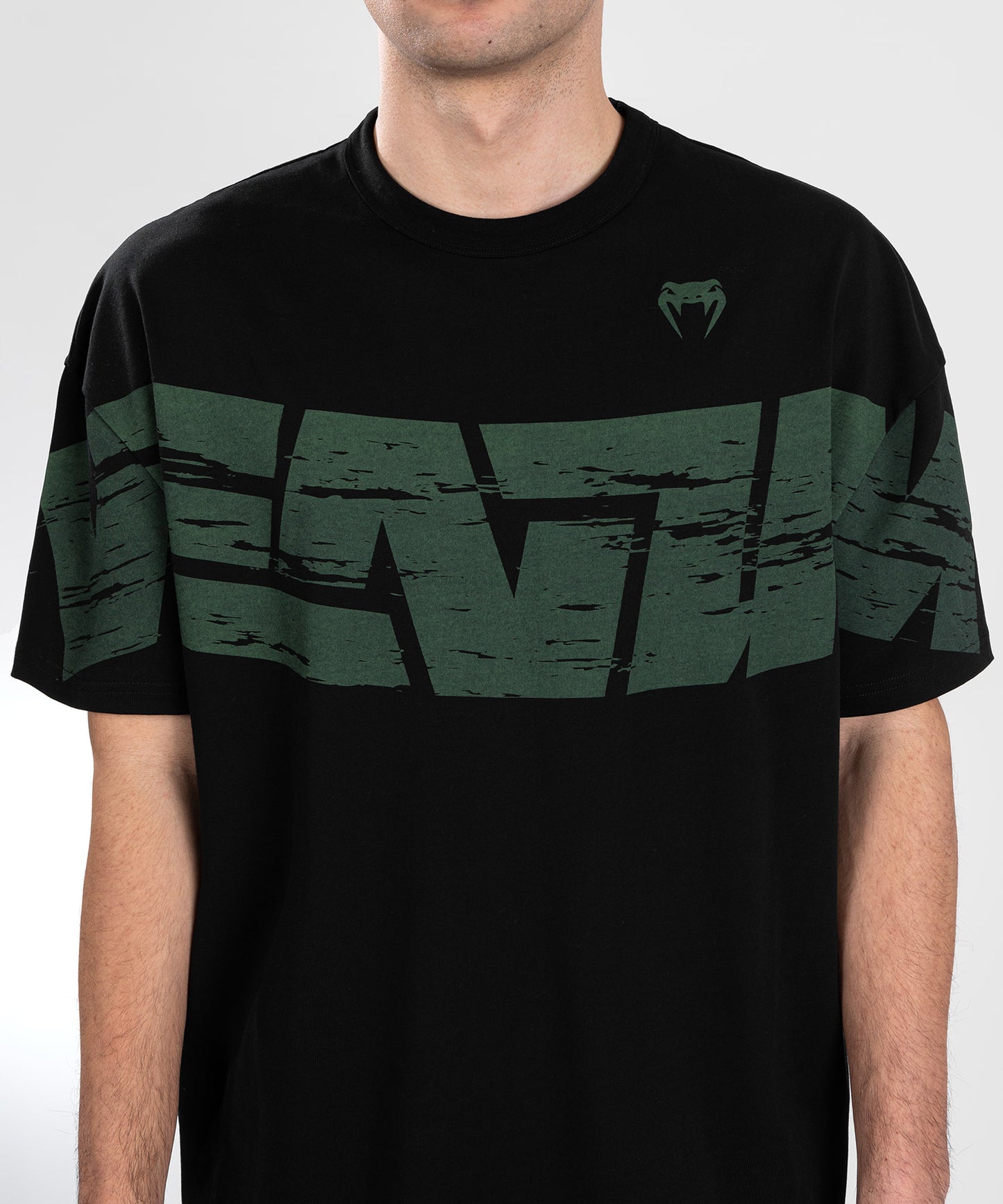 Venum Connect XL T-shirt - Black/Green