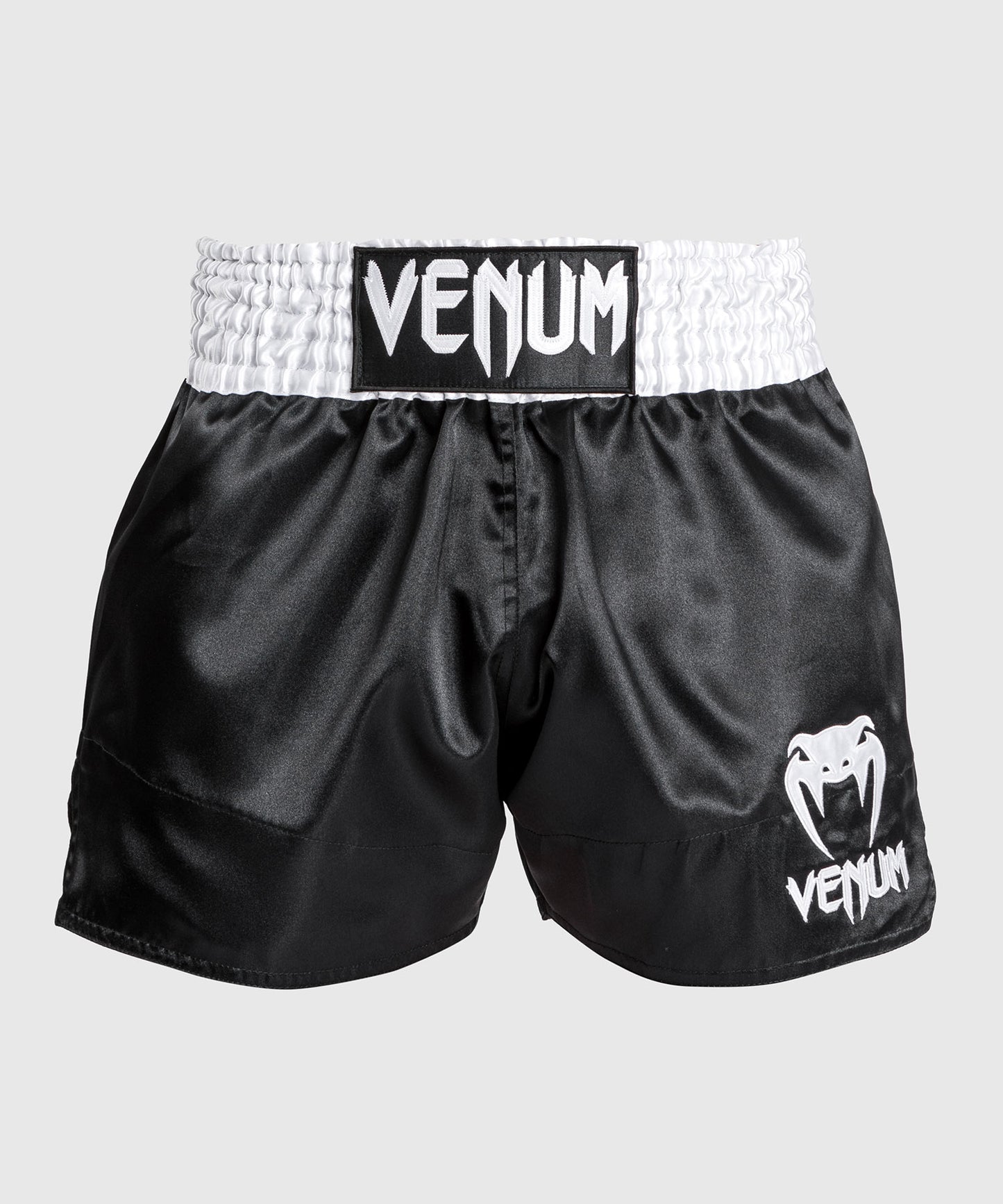 Venum Classic - Short Muay Thaï Blanc/Noir/Blanc