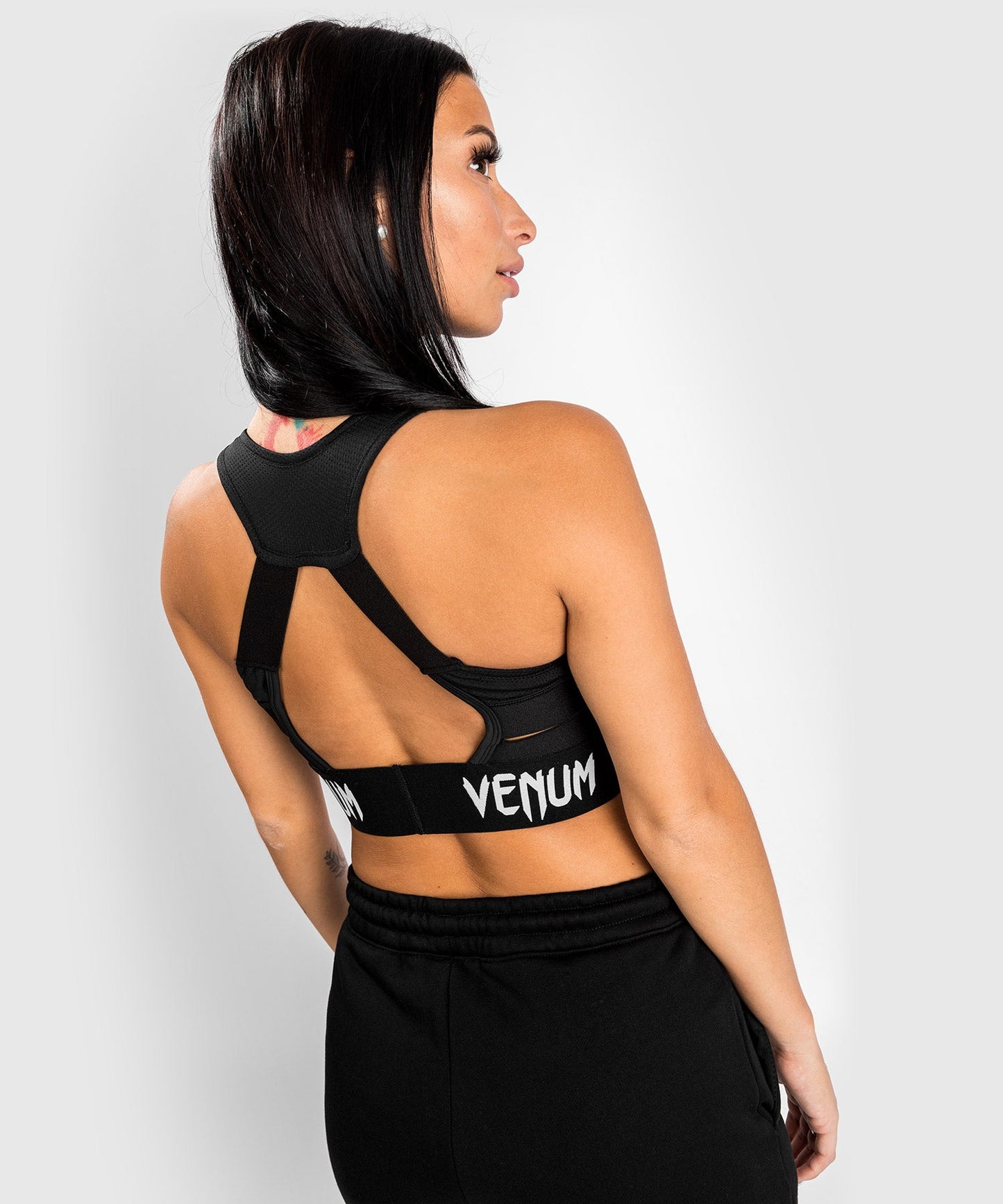Women's UFC Venum Authentic Fight Week Weighing Bra - Black