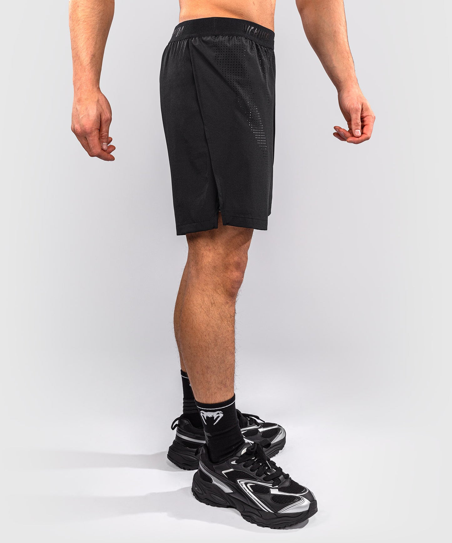 Venum Lazer Hybrid Training Shorts - Black/Grey
