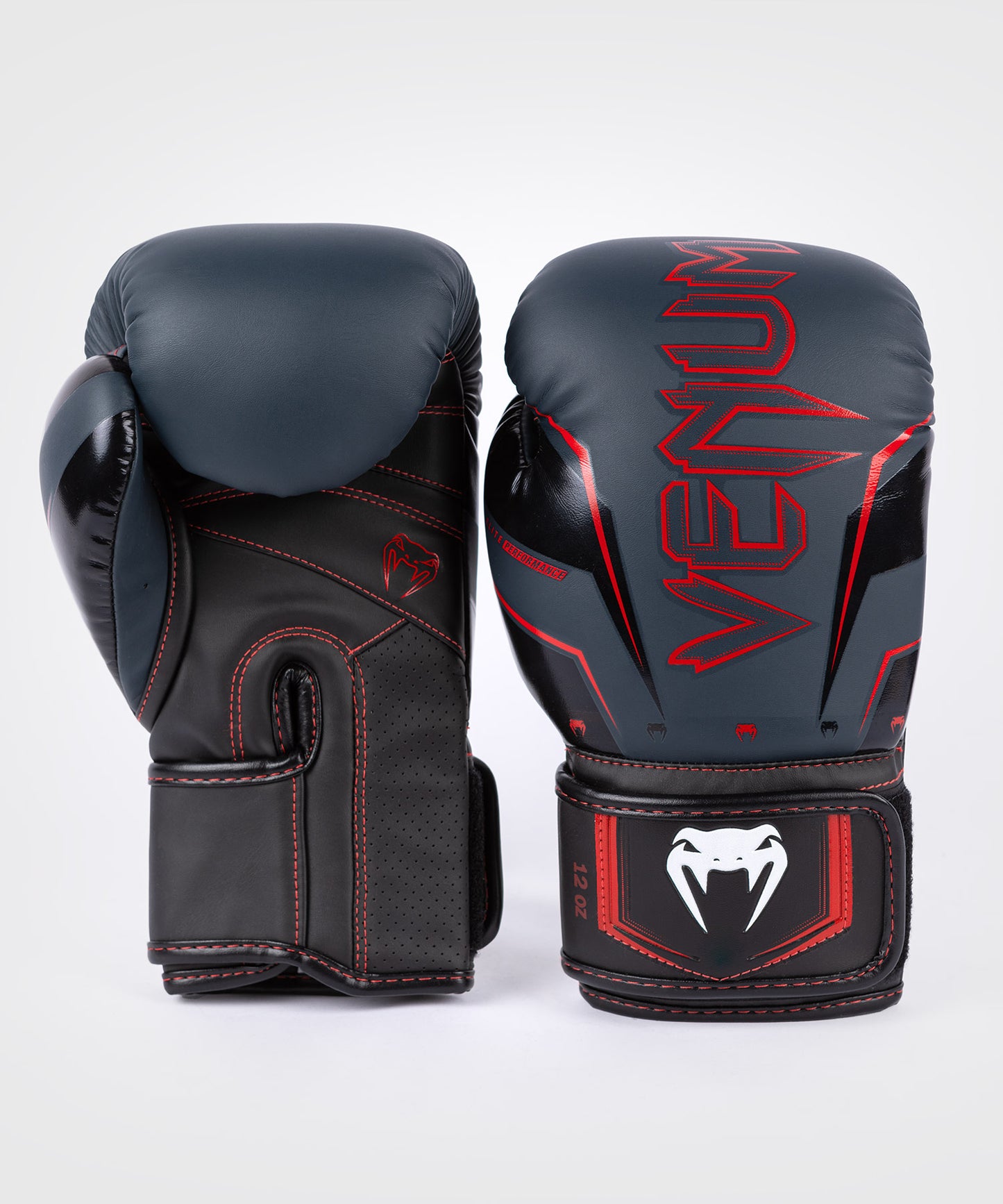 Gants de Boxe Venum Elite Evo - Bleu Marine/Noir/Rouge