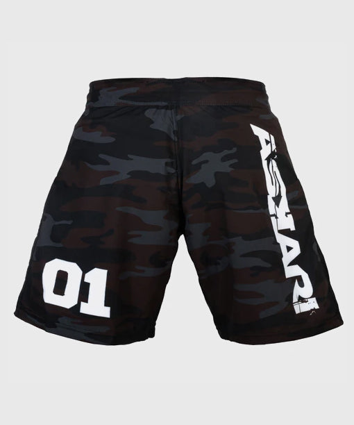 Askari Fight Shorts - Brown/Camouflage