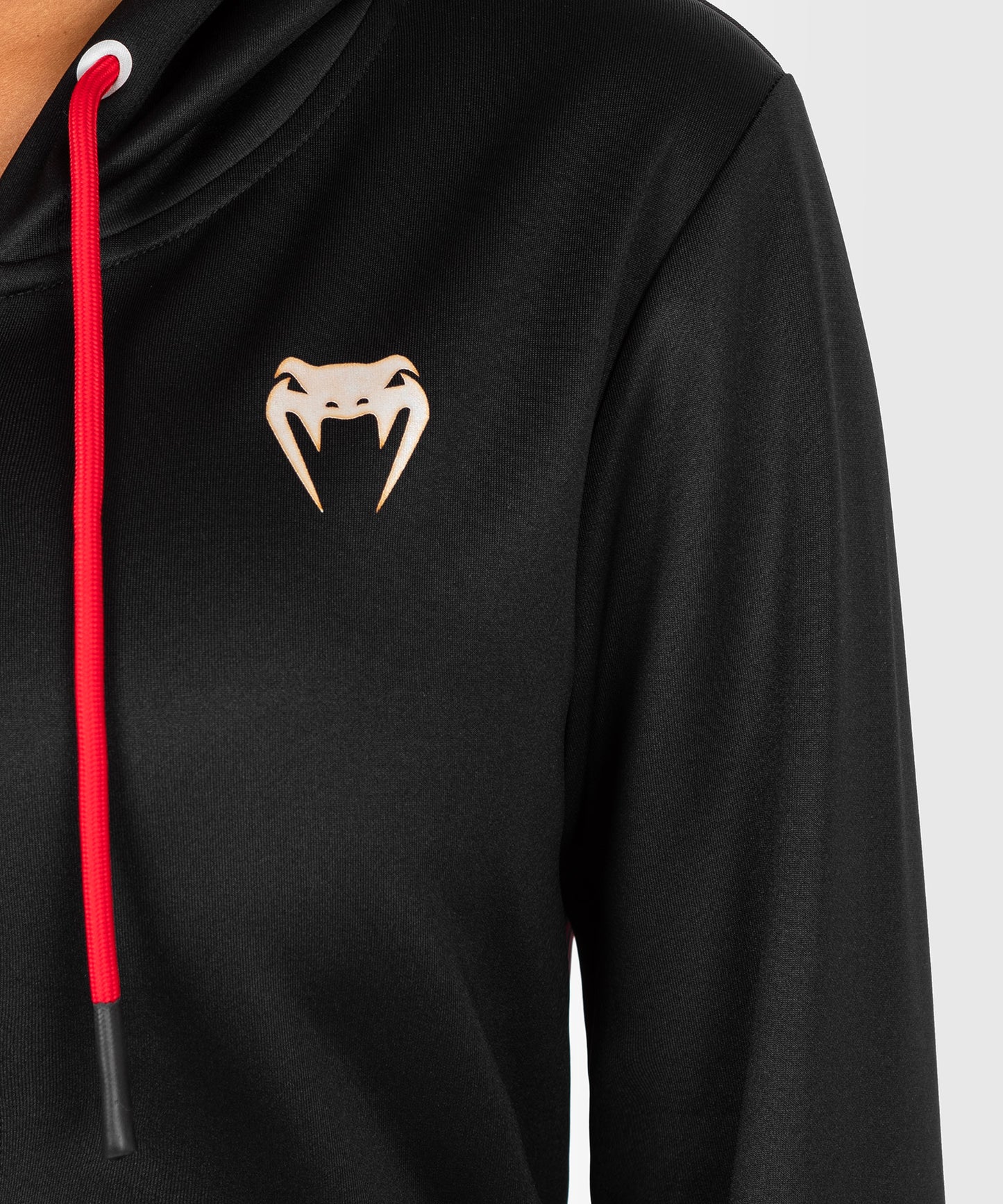 Veste à Capuche pour Femmes UFC Venum Performance Institute 2.0 - Noir/Rouge