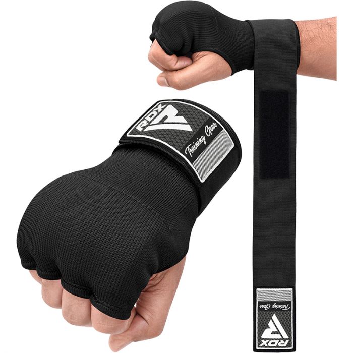 Mitaines de Boxe RDX Sangle Poignet - Noir