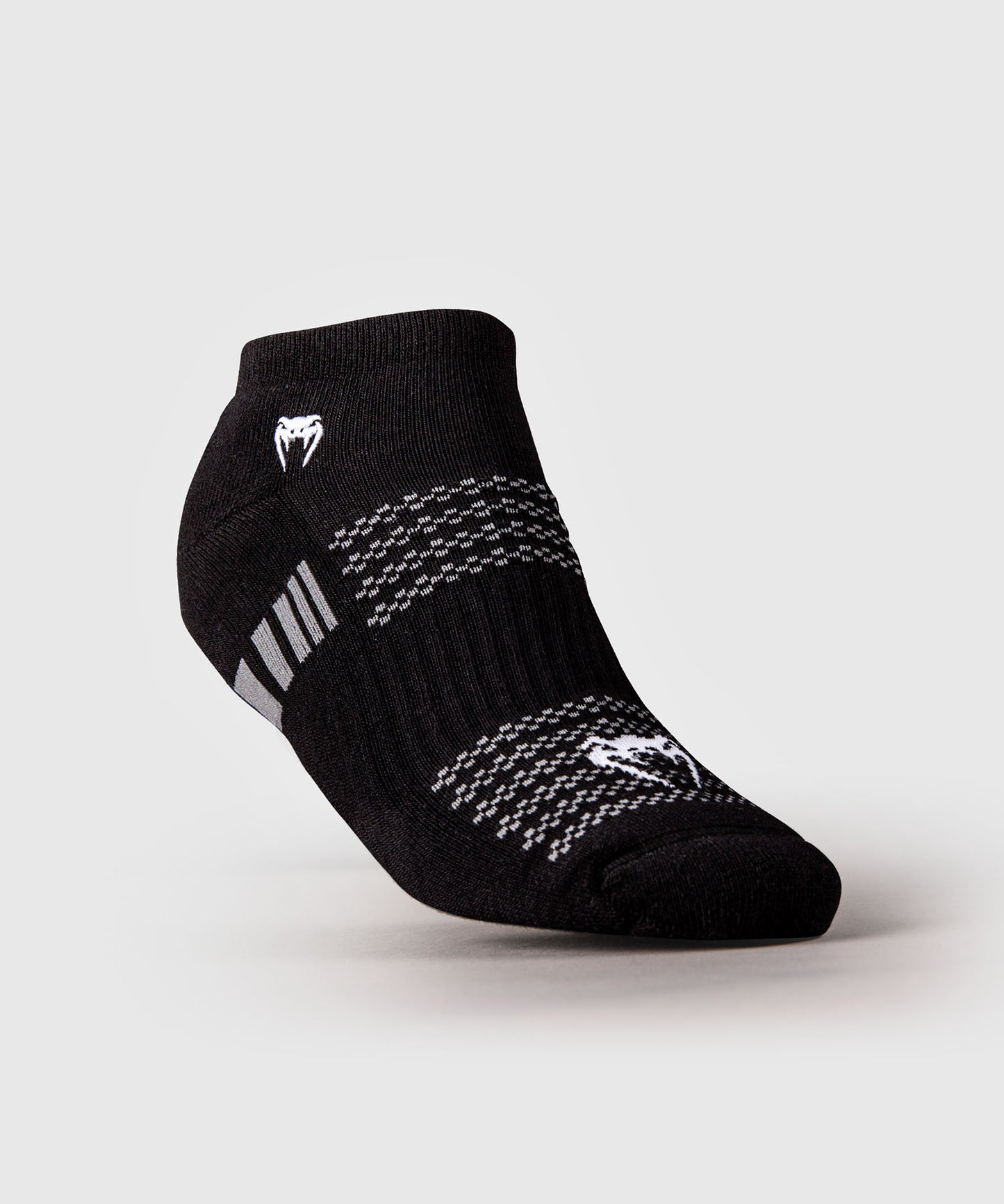 Venum Vector No-Show Socks 3 Pack - Black/Grey