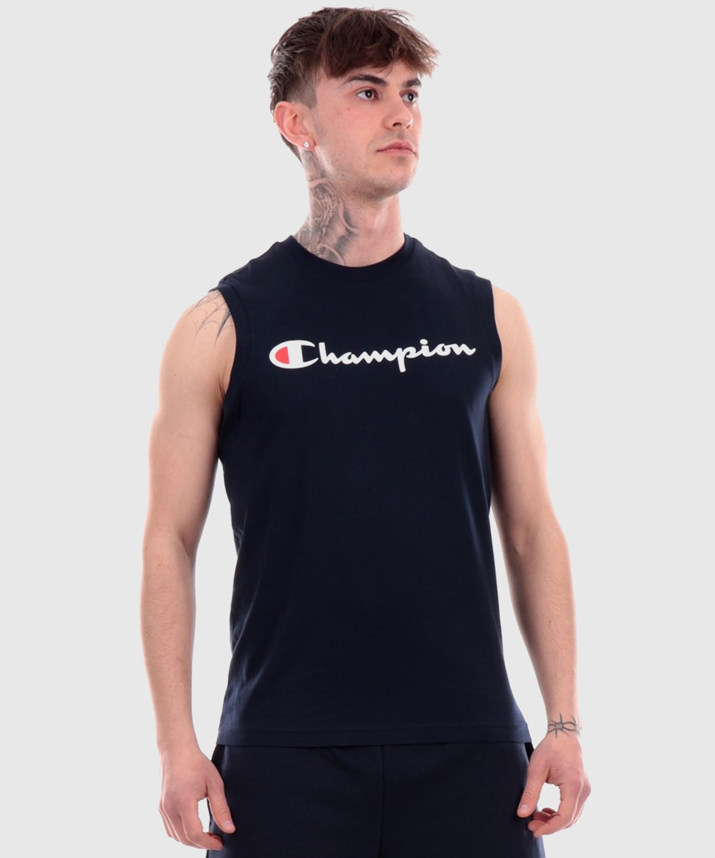 T-Shirt Sans Manches Champion Legacy - Bleu Marine