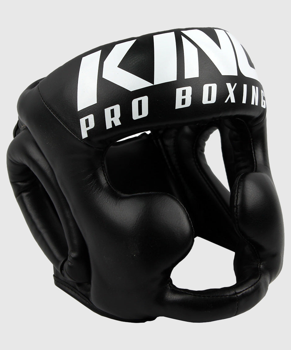 King Pro Boxing Helmet - Black