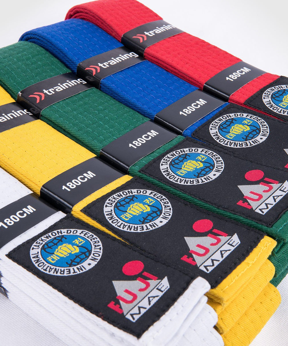 Ceinture de taekwondo ITF Fujimae - Vert