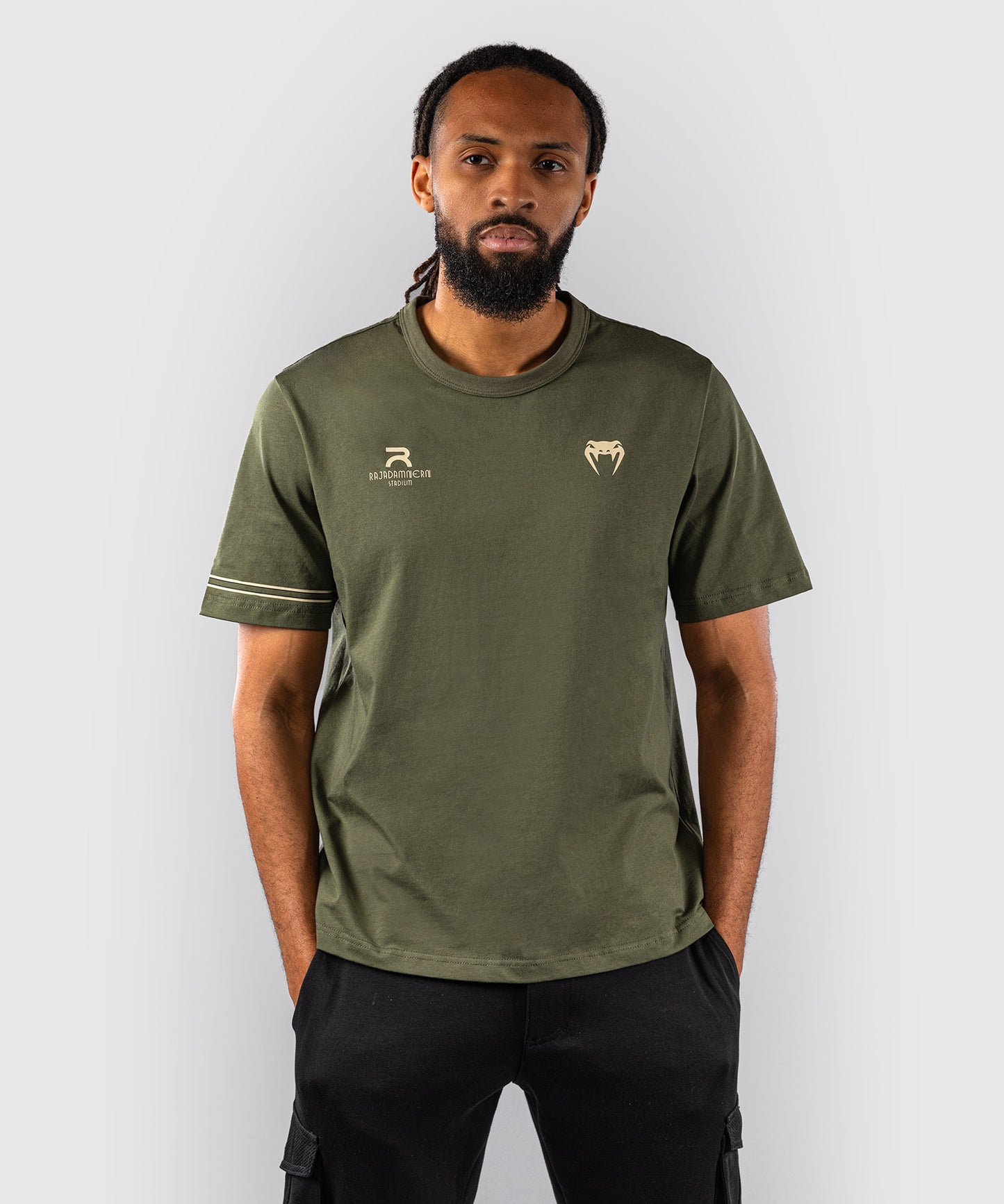 Venum x Rajadamnern T-Shirt - Verde Militare