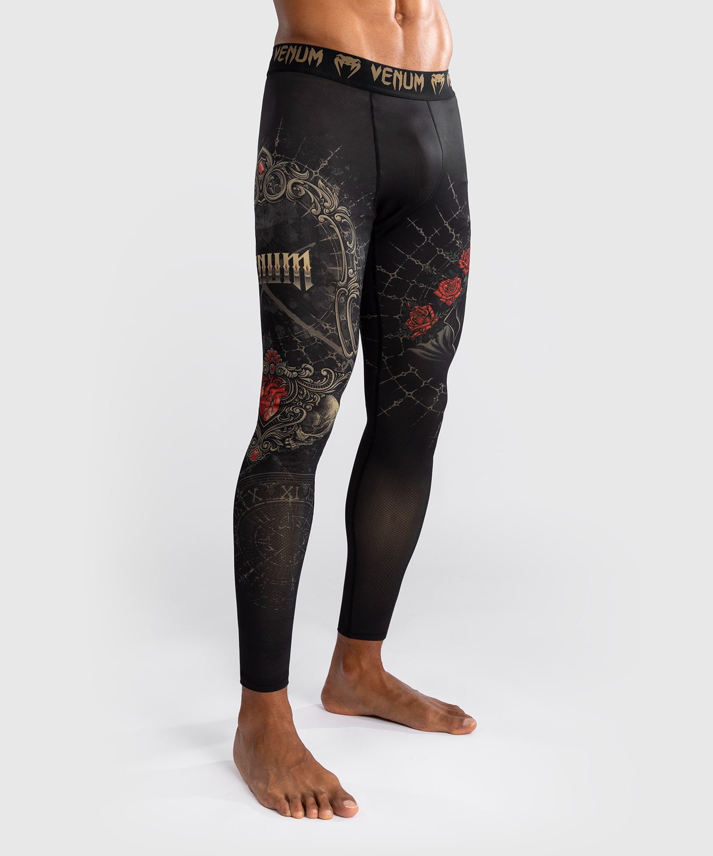 Venum Santa Muerte 5.0 Herren Spats - Tiefes Schwarz/Gold