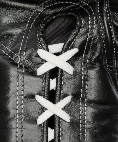 Gants de Boxe Leone Orlando Classico Lacets - Noir
