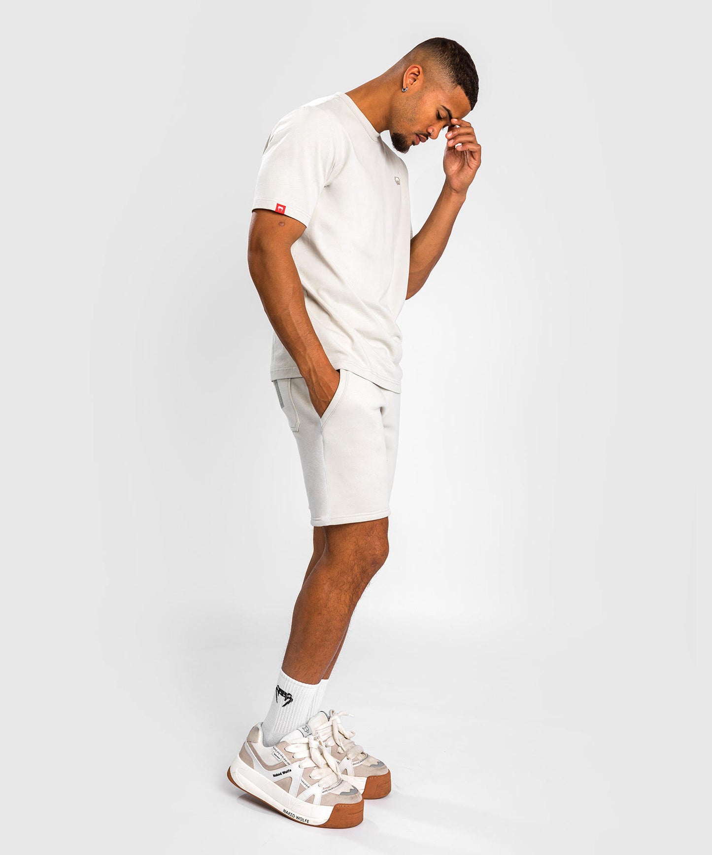 Short en coton Venum Silent Power - Beige