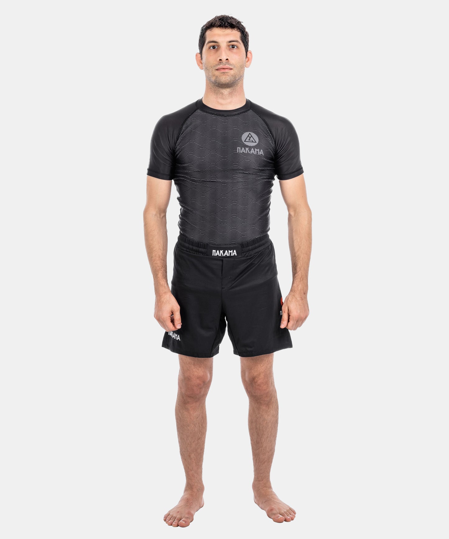 Nakama Kihon 2 En 1 Fight Shorts - Black