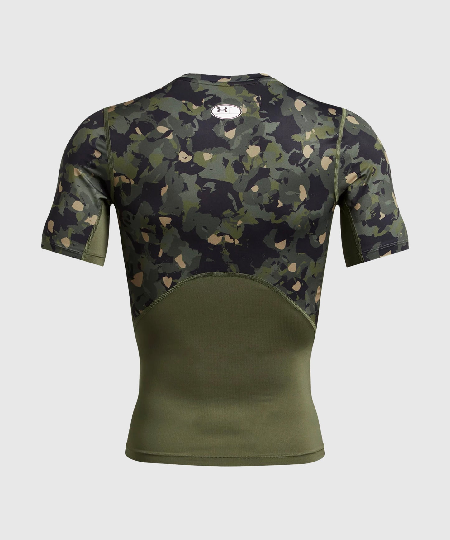 Under Armour Heatgear T-Shirt de Compresión – Caqui/Beige