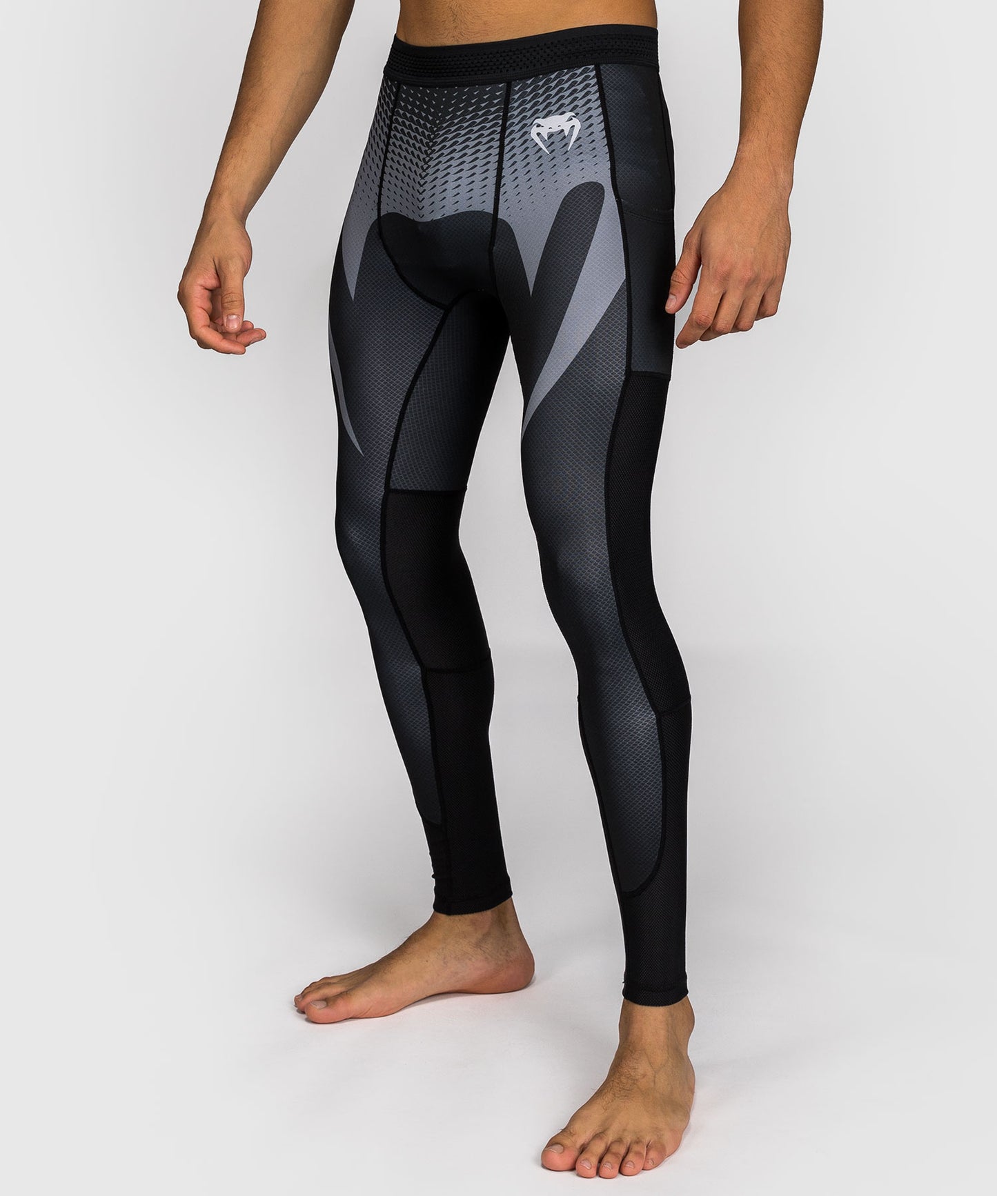 Venum No Gi Spats - Black/ Silver Grey